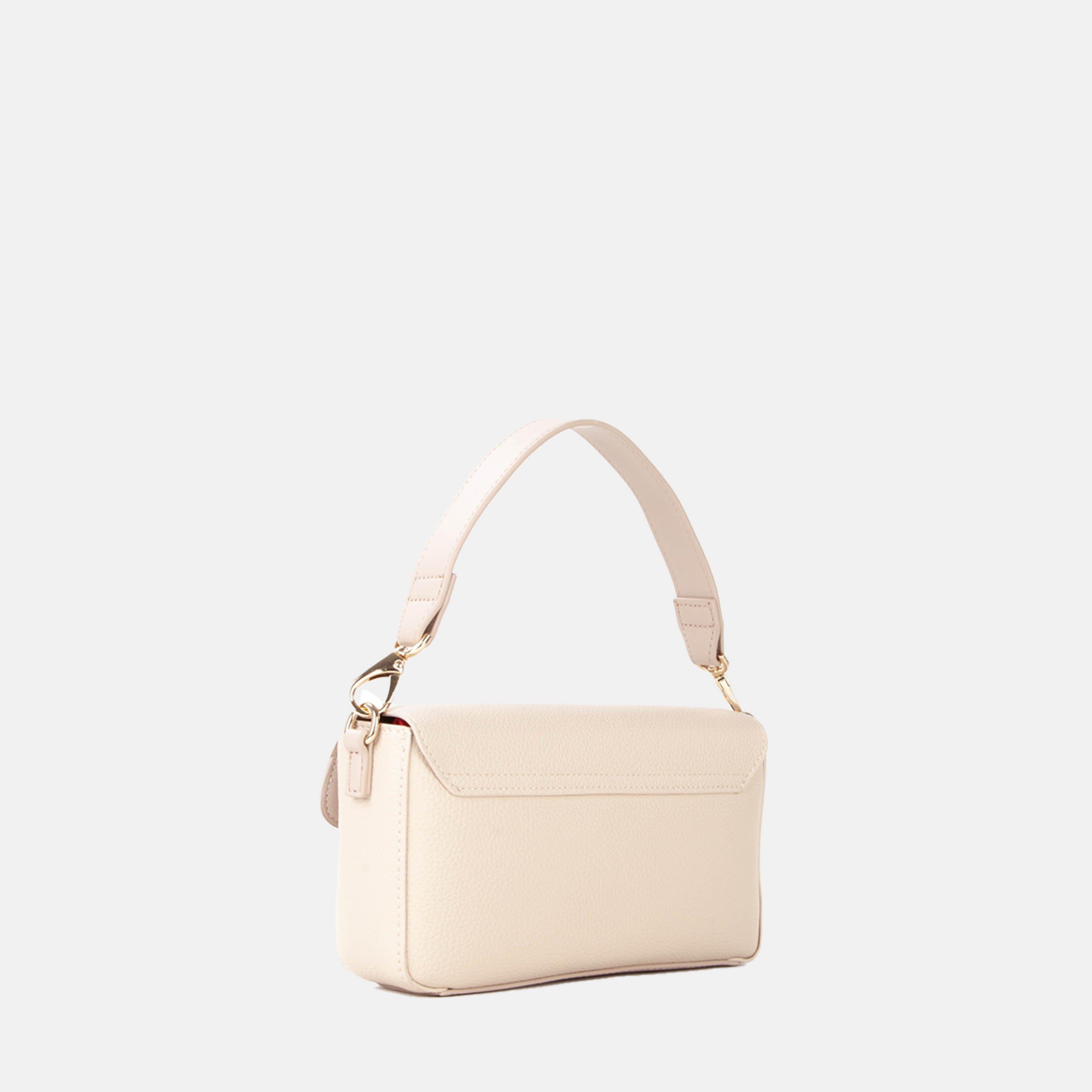 Ecru - Valentino - Women's Alexia Flap Crossbody Bag - 3