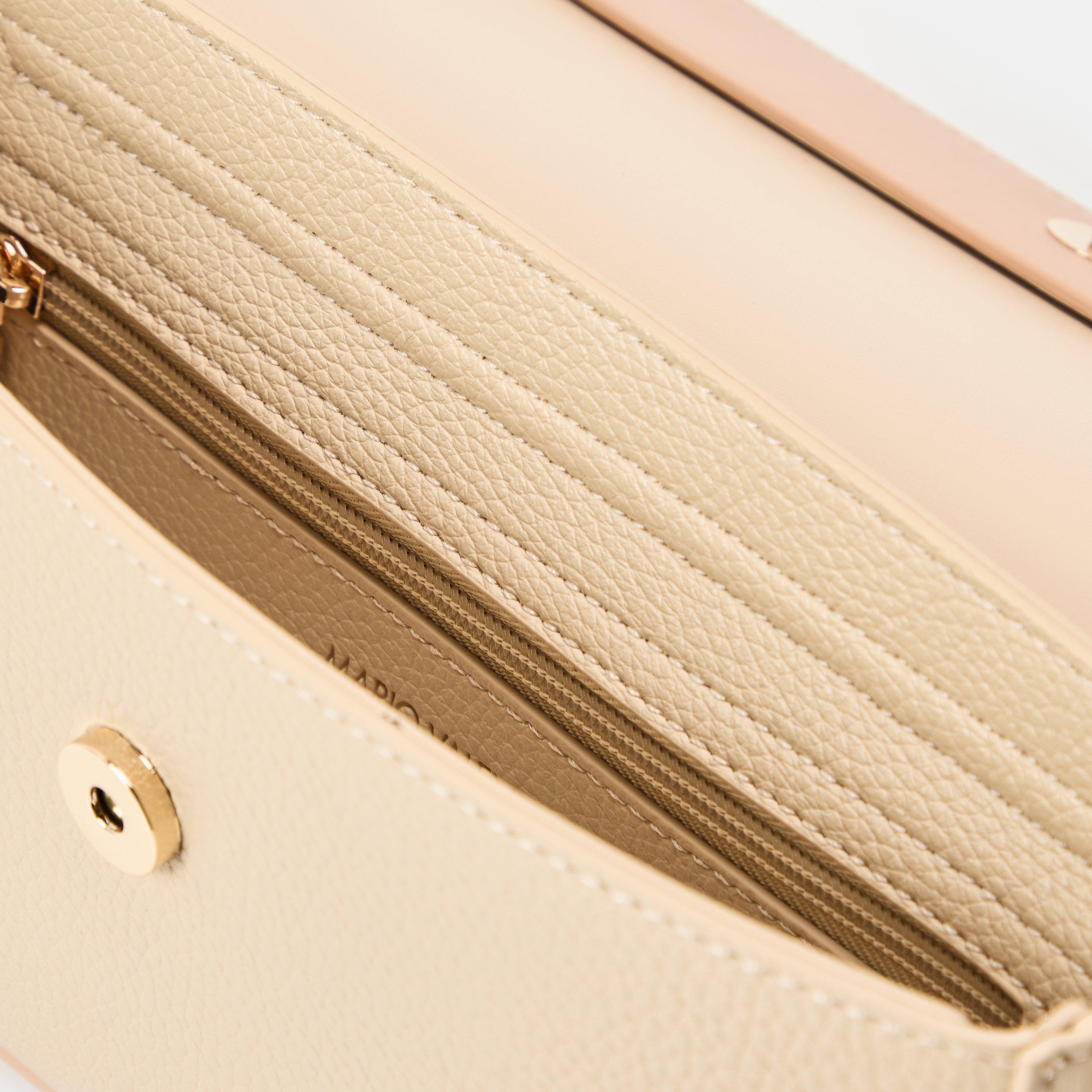Ecru - Valentino - Women's Alexia Flap Crossbody Bag - 6