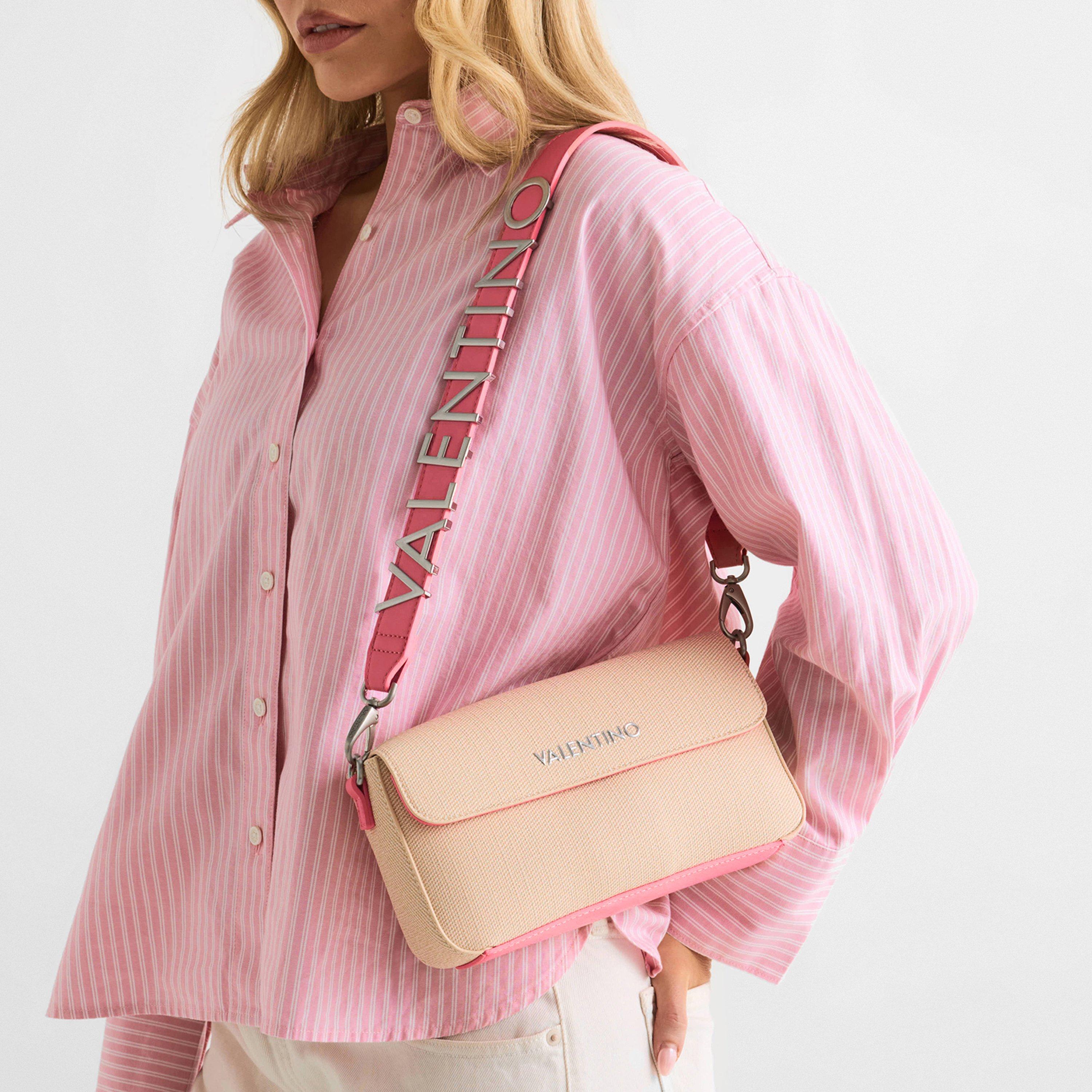 NAT/ROSA - Valentino - Women's Alexia Flap Crossbody Bag - 3