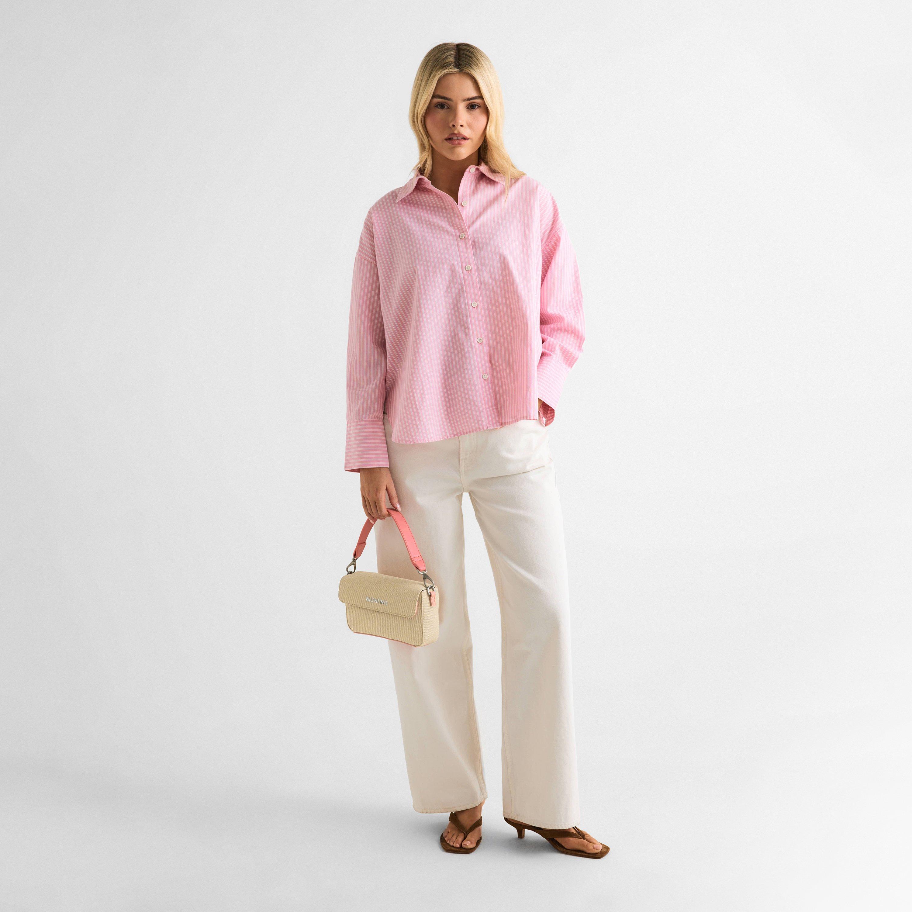 NAT/ROSA - Valentino - Women's Alexia Flap Crossbody Bag - 6