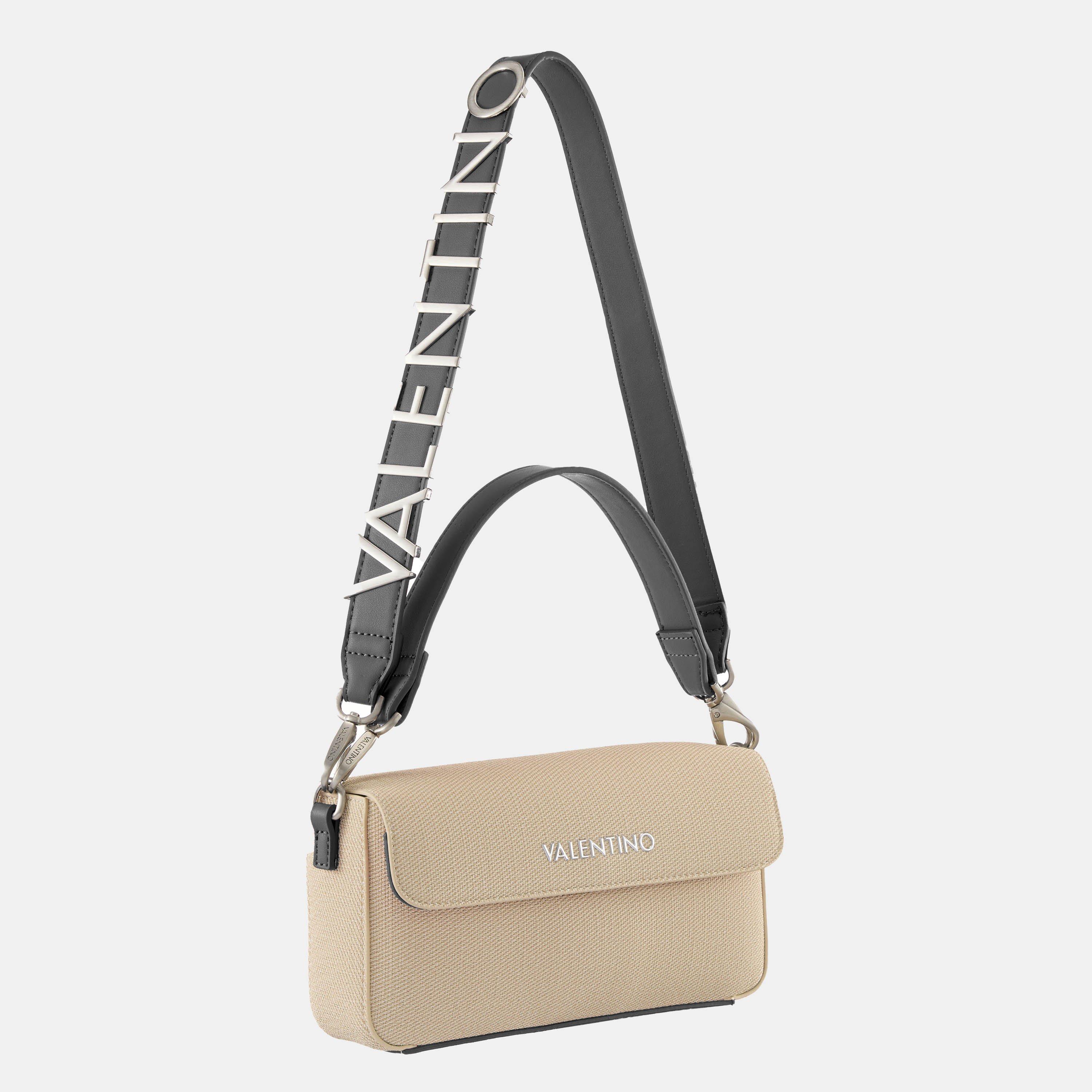 NATURALE/NERO - Valentino - Women's Alexia Flap Crossbody Bag - 5