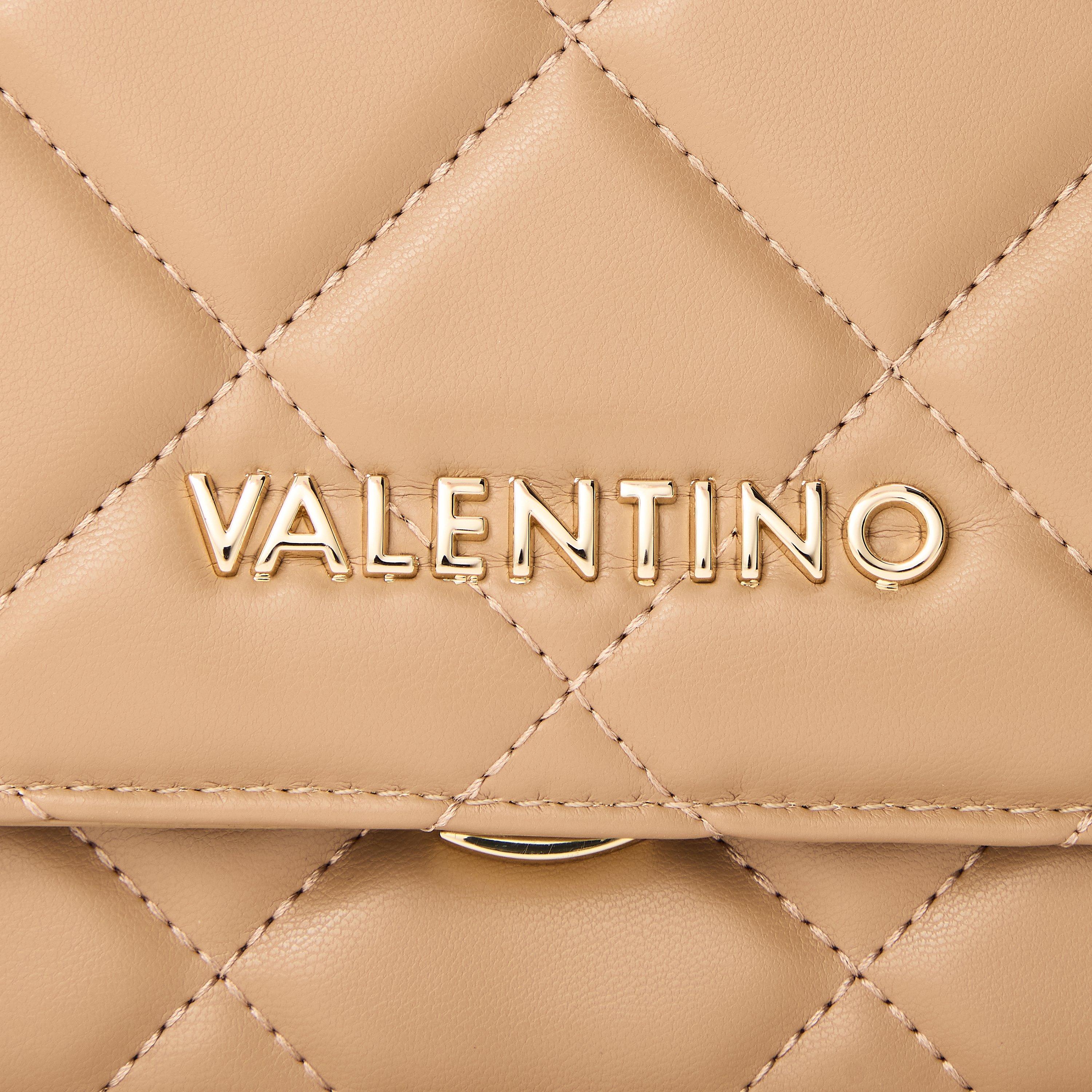 Beige - Valentino - Women's Ocarina Flap Crossbody Bag - 3