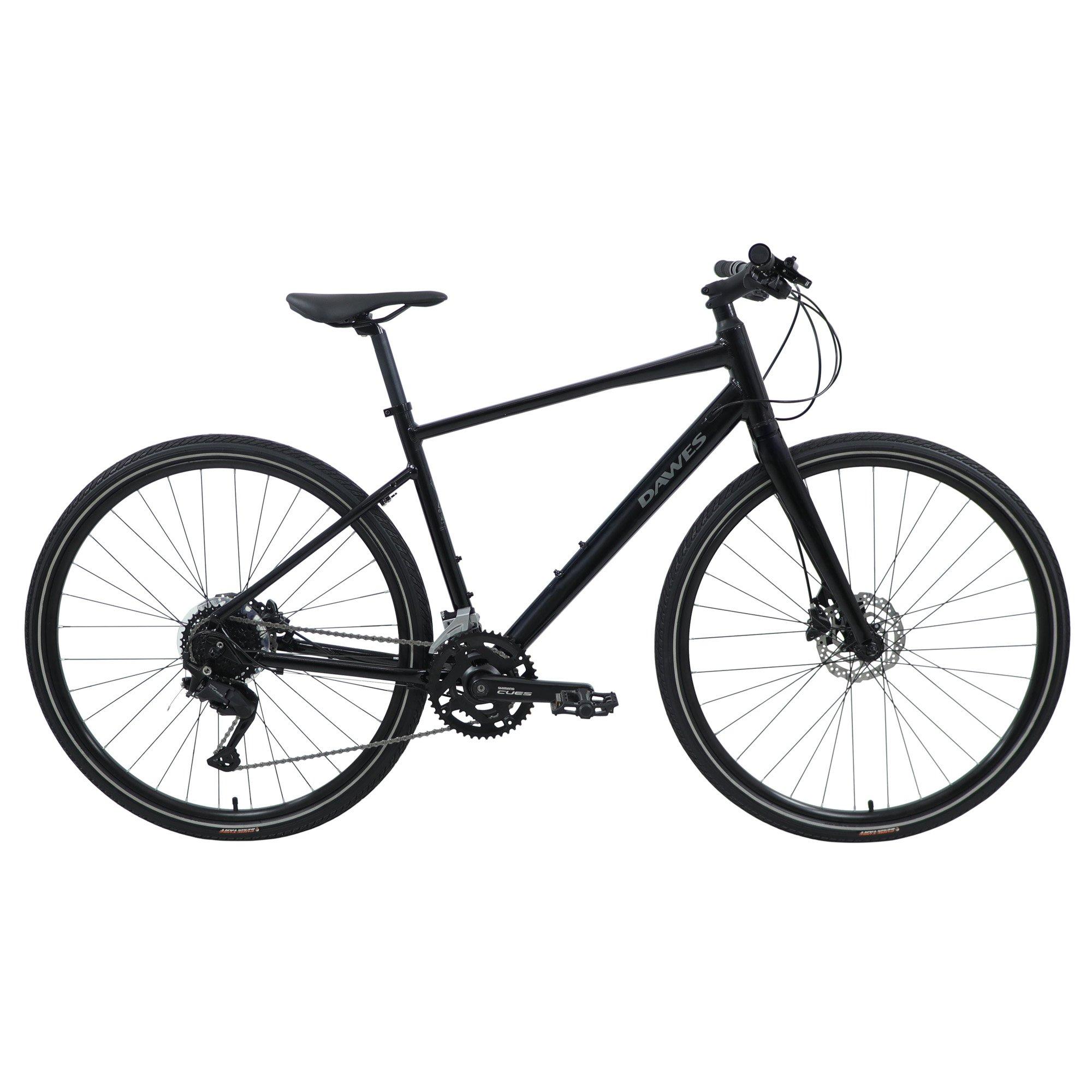Black - Dawes - Dawes Discovery 3.0 Hybrid Bike - 1