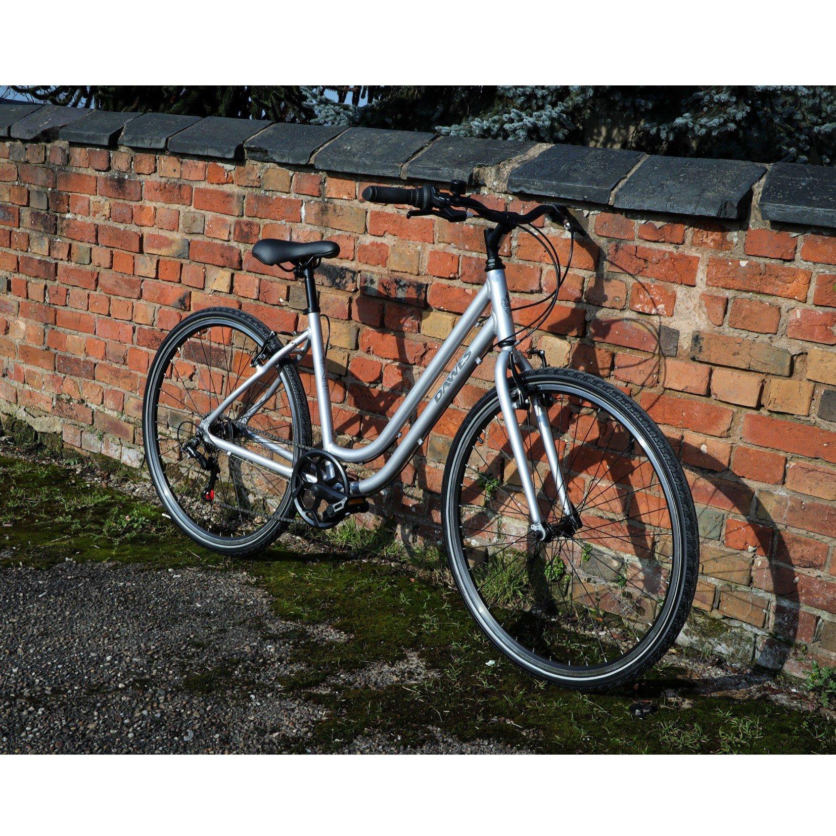 Silver - Dawes - Dawes Venture 1.0 Low Step Hybrid Bike - 2