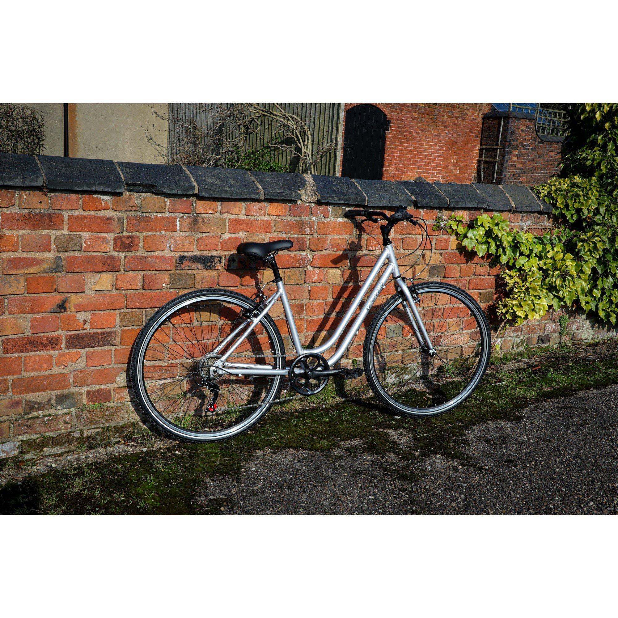 Silver - Dawes - Dawes Venture 1.0 Low Step Hybrid Bike - 3