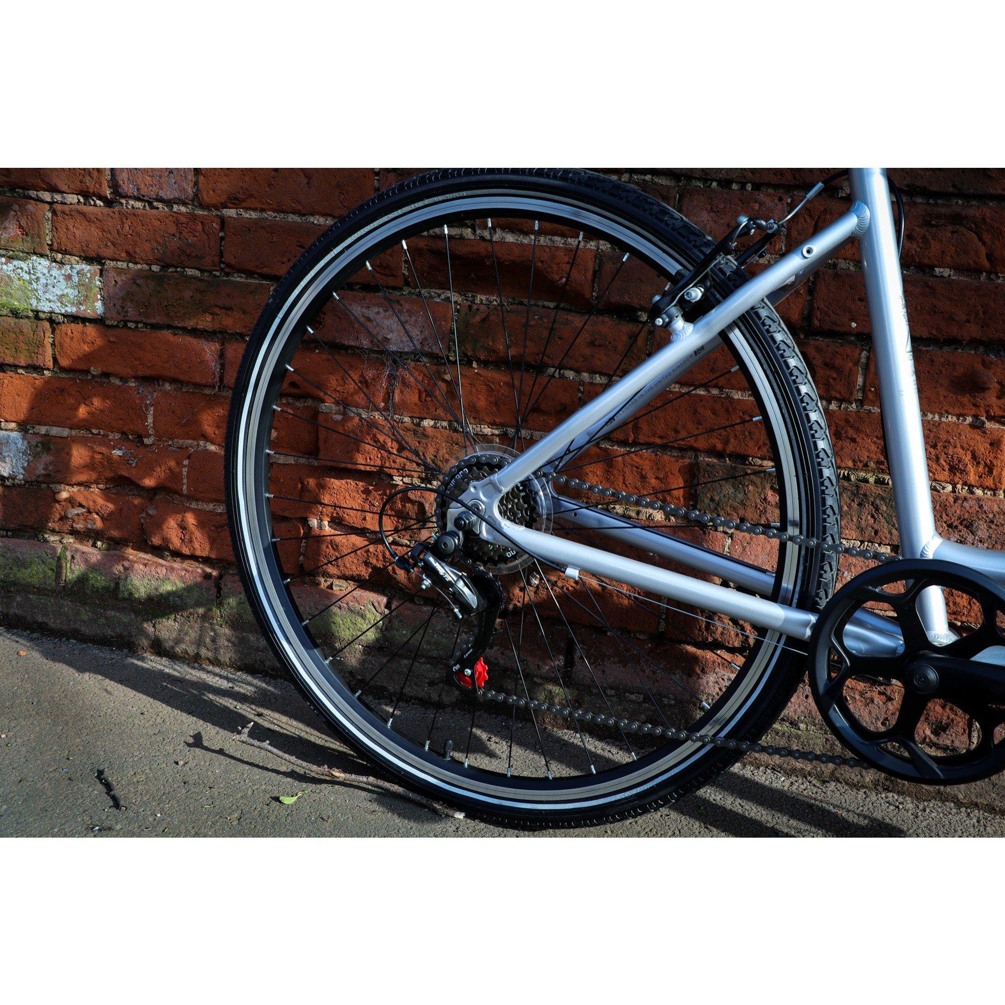 Silver - Dawes - Dawes Venture 1.0 Low Step Hybrid Bike - 4