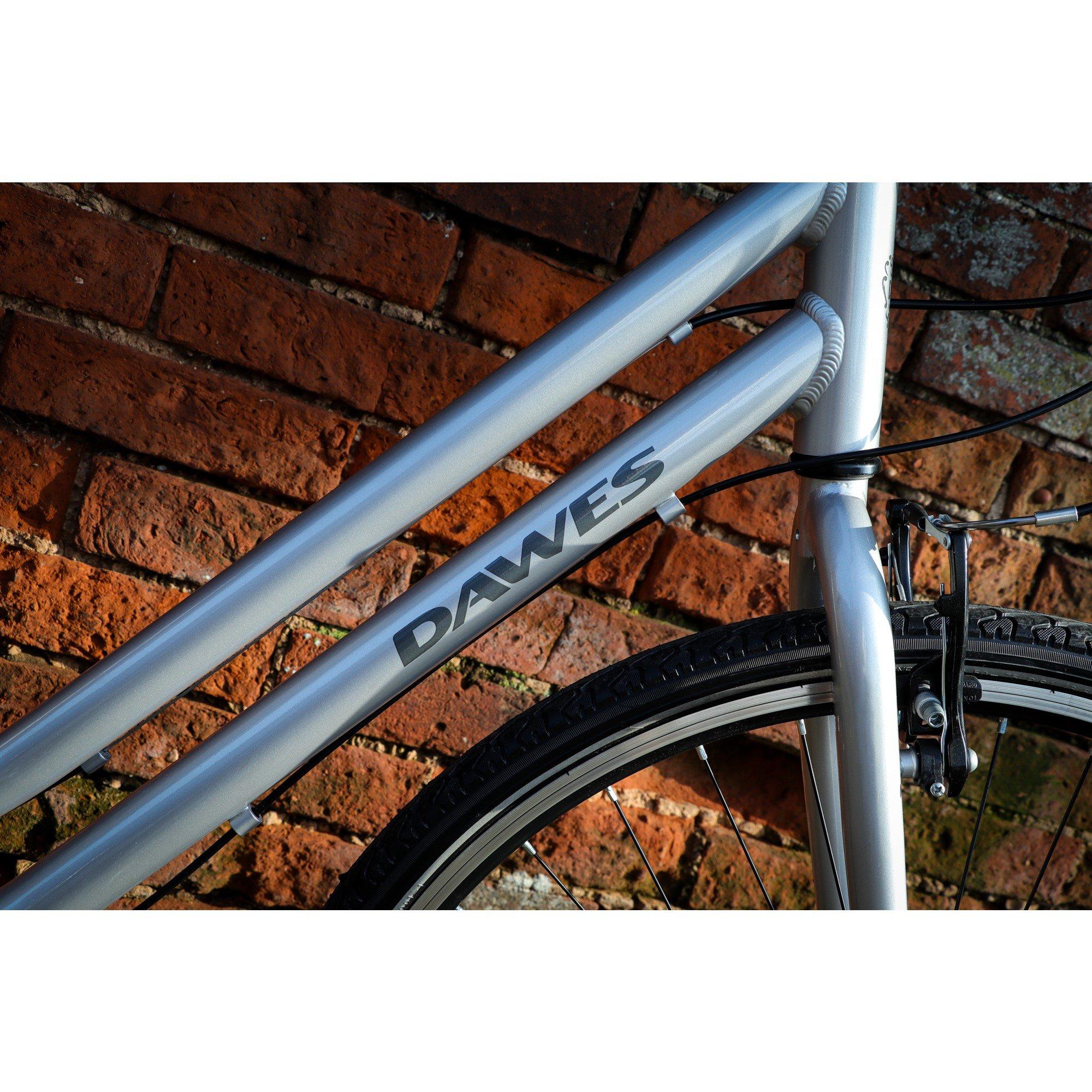 Silver - Dawes - Dawes Venture 1.0 Low Step Hybrid Bike - 5