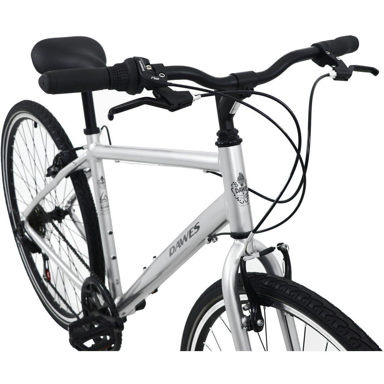 Silver - Dawes - Dawes Venture 1.0 Hybrid Bike - 8