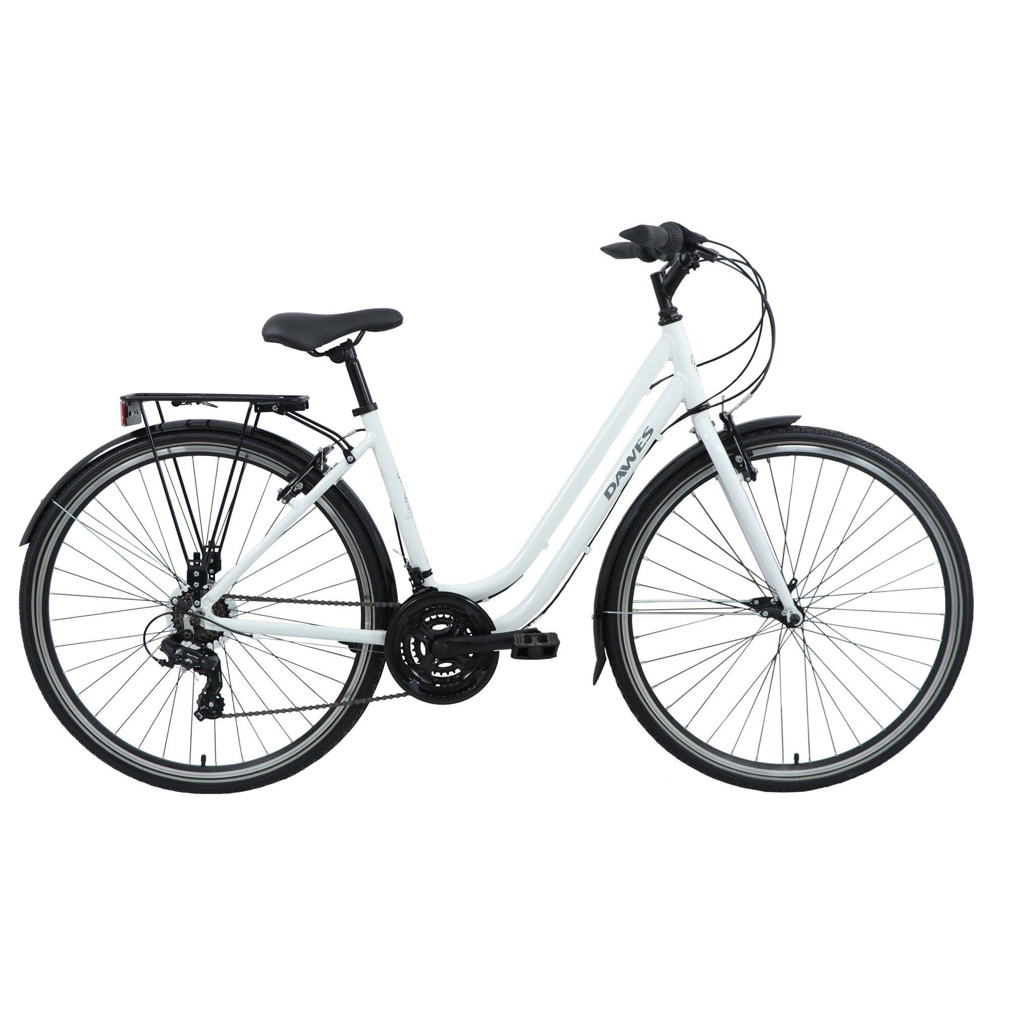 White - Dawes - Dawes Venture 2.0 EQ Low Step Hybrid Bike - 1