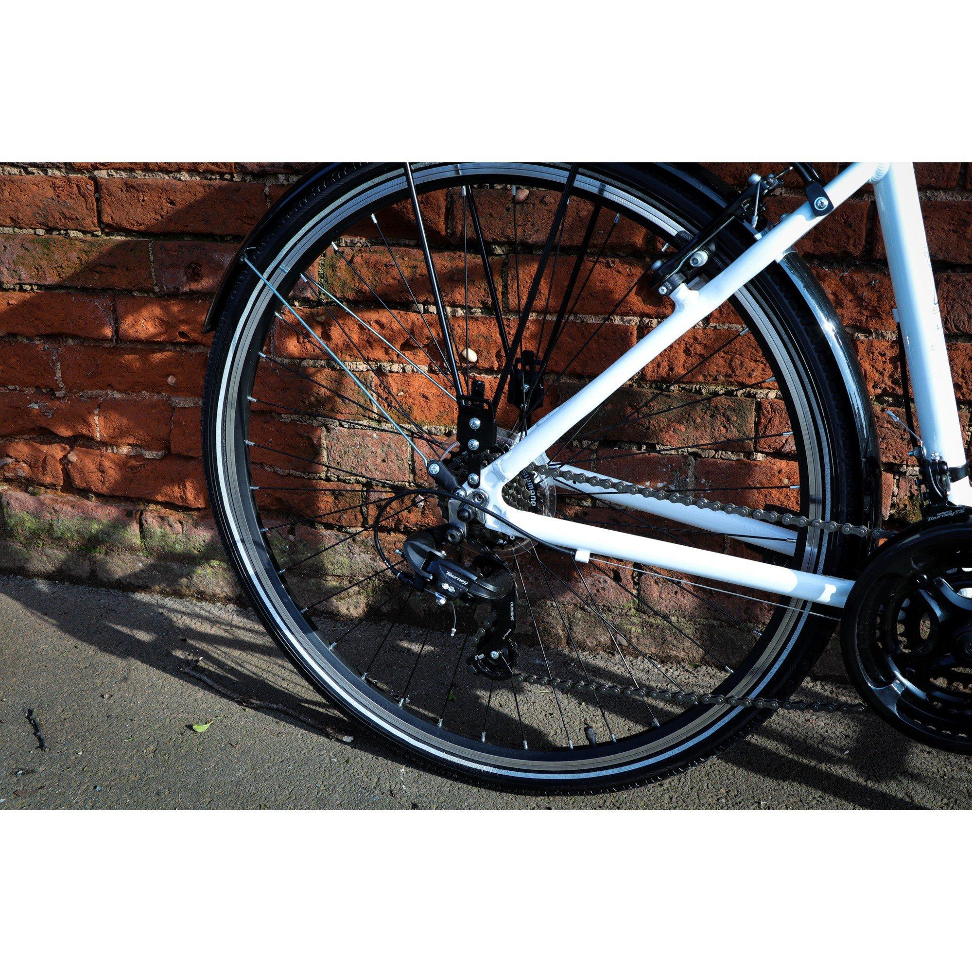 White - Dawes - Dawes Venture 2.0 EQ Low Step Hybrid Bike - 4