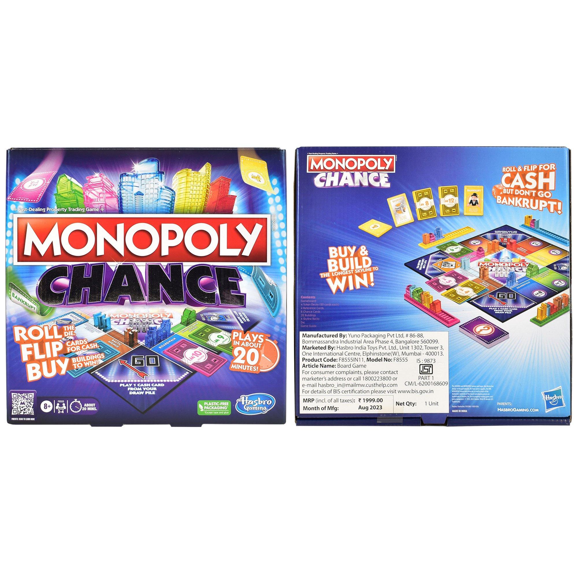 Multi - Monopoly - Chance Board Game