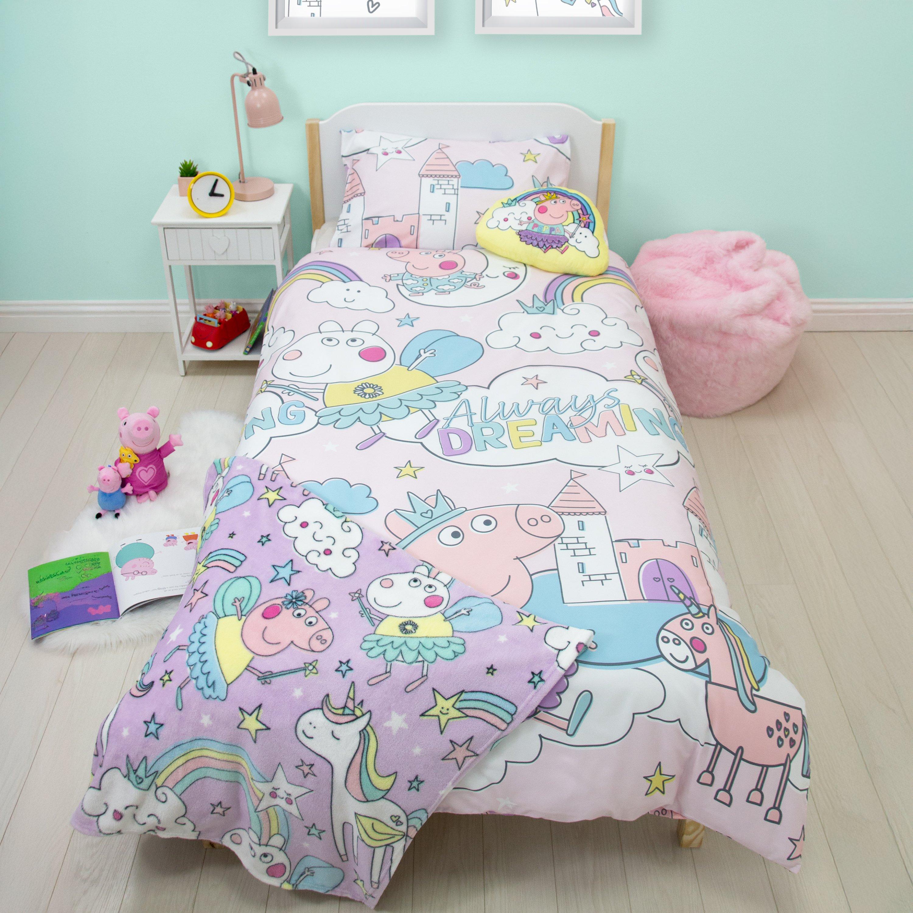 Multicolour - Peppa Pig - Peppa Pig Bedtime Single Duvet - 1
