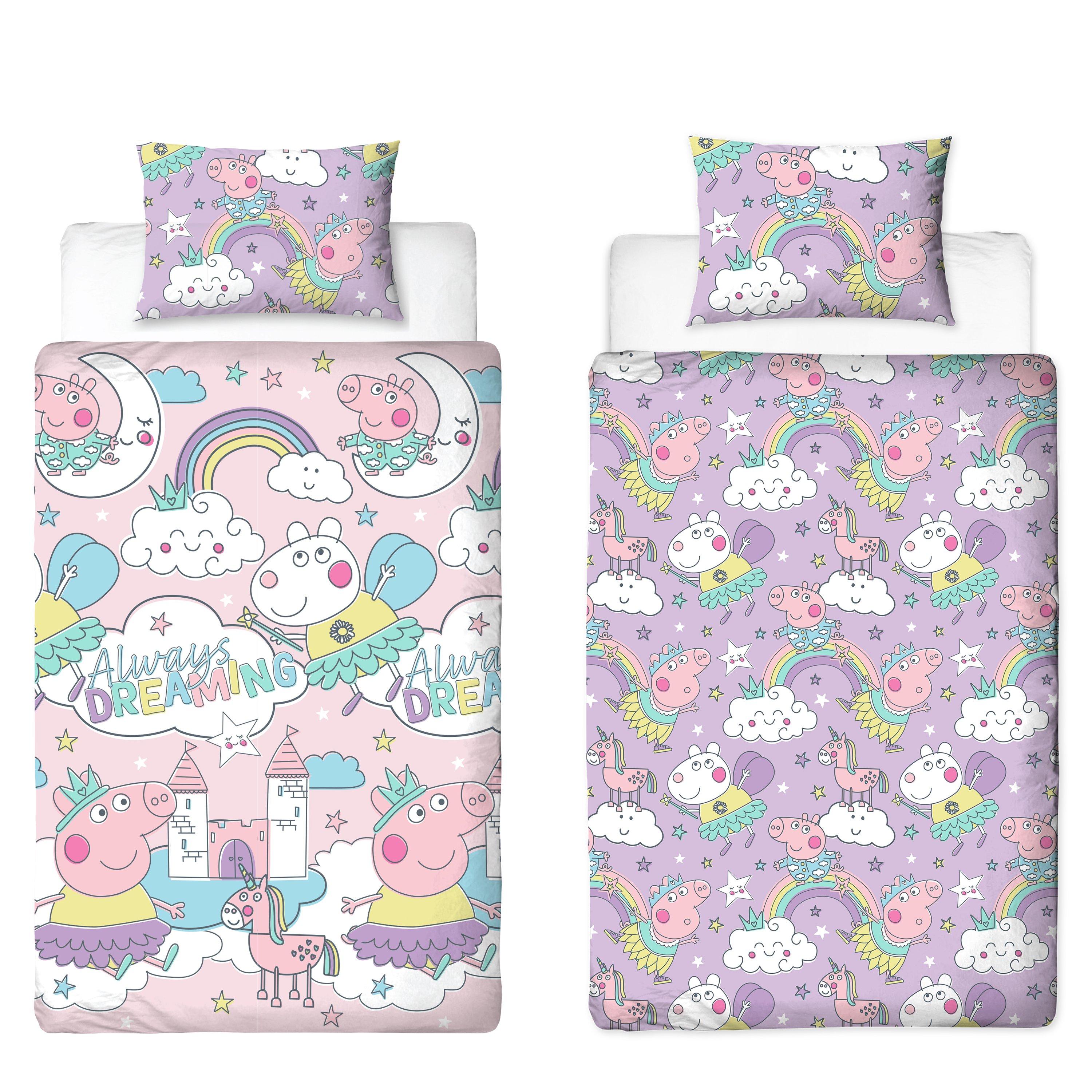 Multicolour - Peppa Pig - Peppa Pig Bedtime Single Duvet - 4