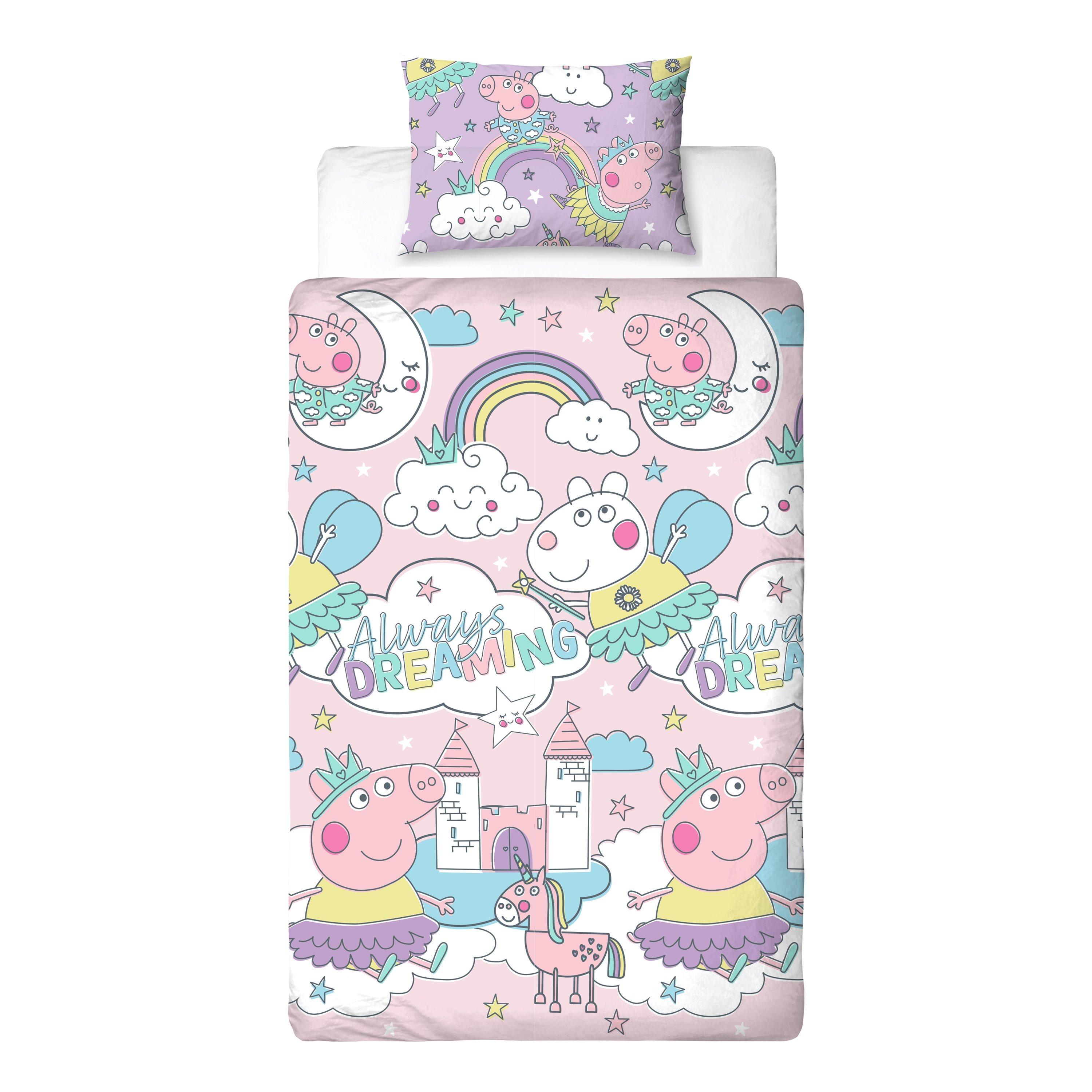 Multicolour - Peppa Pig - Peppa Pig Bedtime Single Duvet - 5