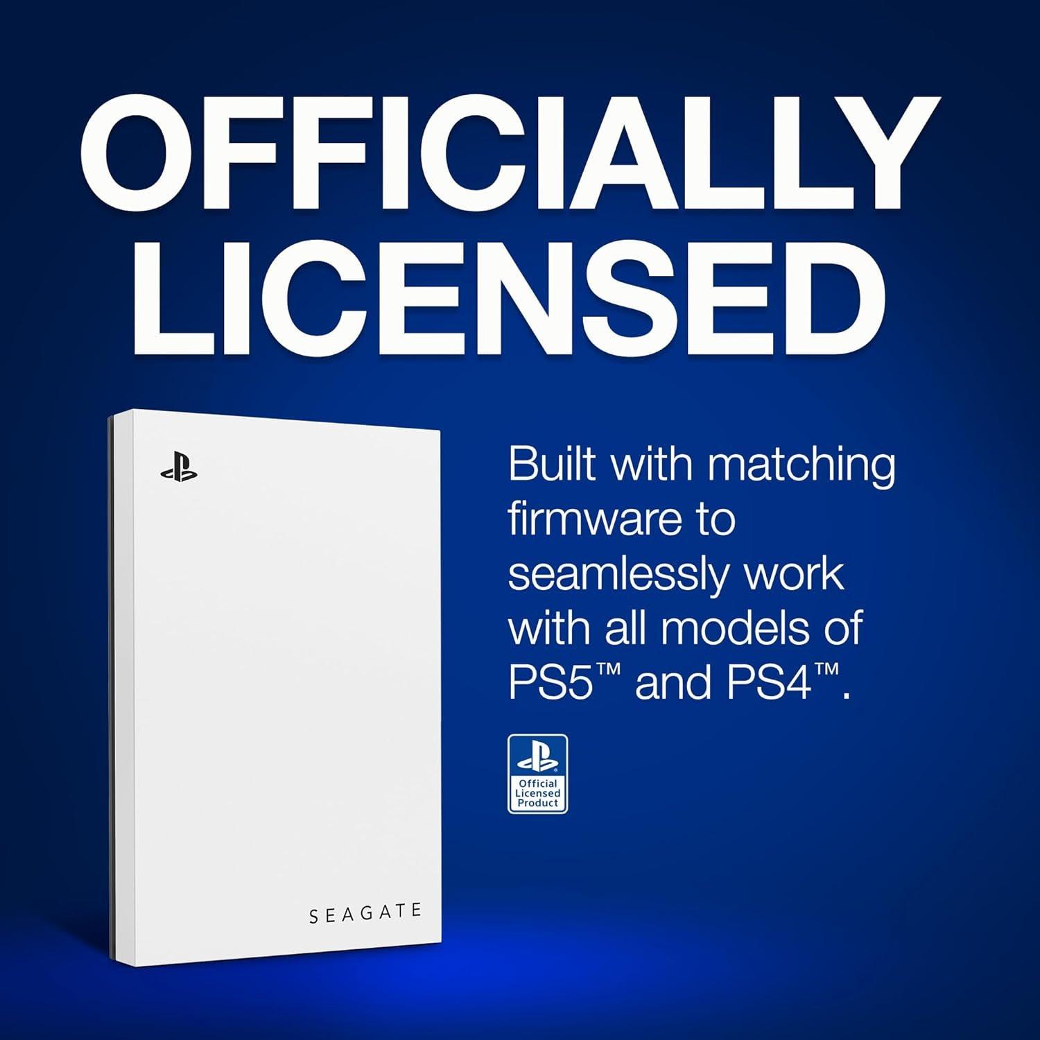 Sort - Seagate - Game Drive for PlayStation 2TB USB-A Portable External Hard Drive - 2