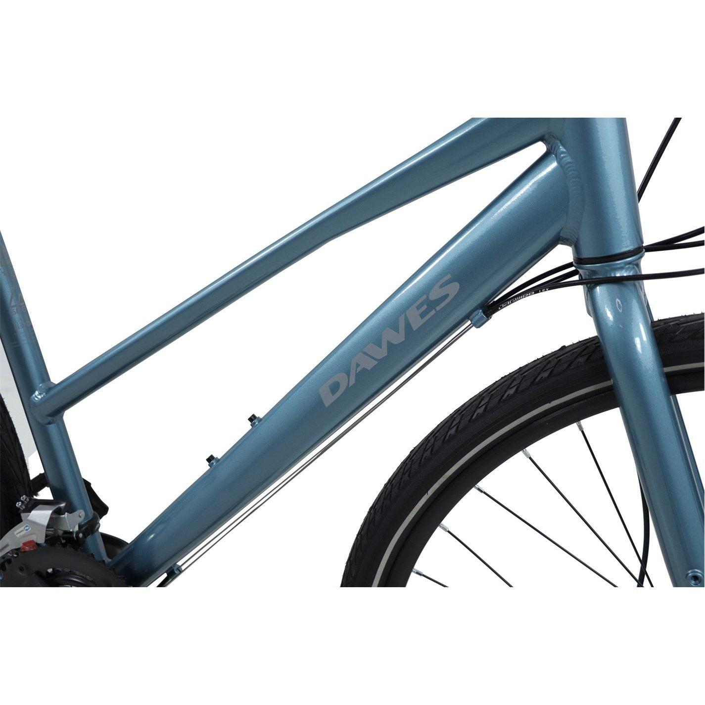 Blue - Dawes - Dawes Discovery 2.0 Low Step Hybrid Bike - 7