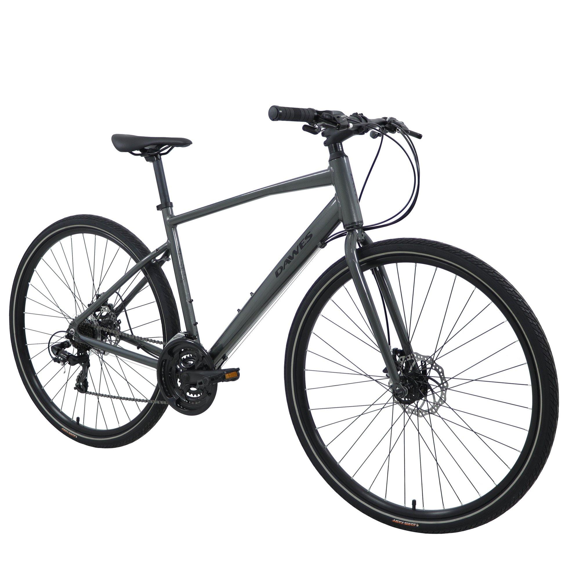 Grey - Dawes - Dawes Discovery 1.0 Hybrid Bike - 2
