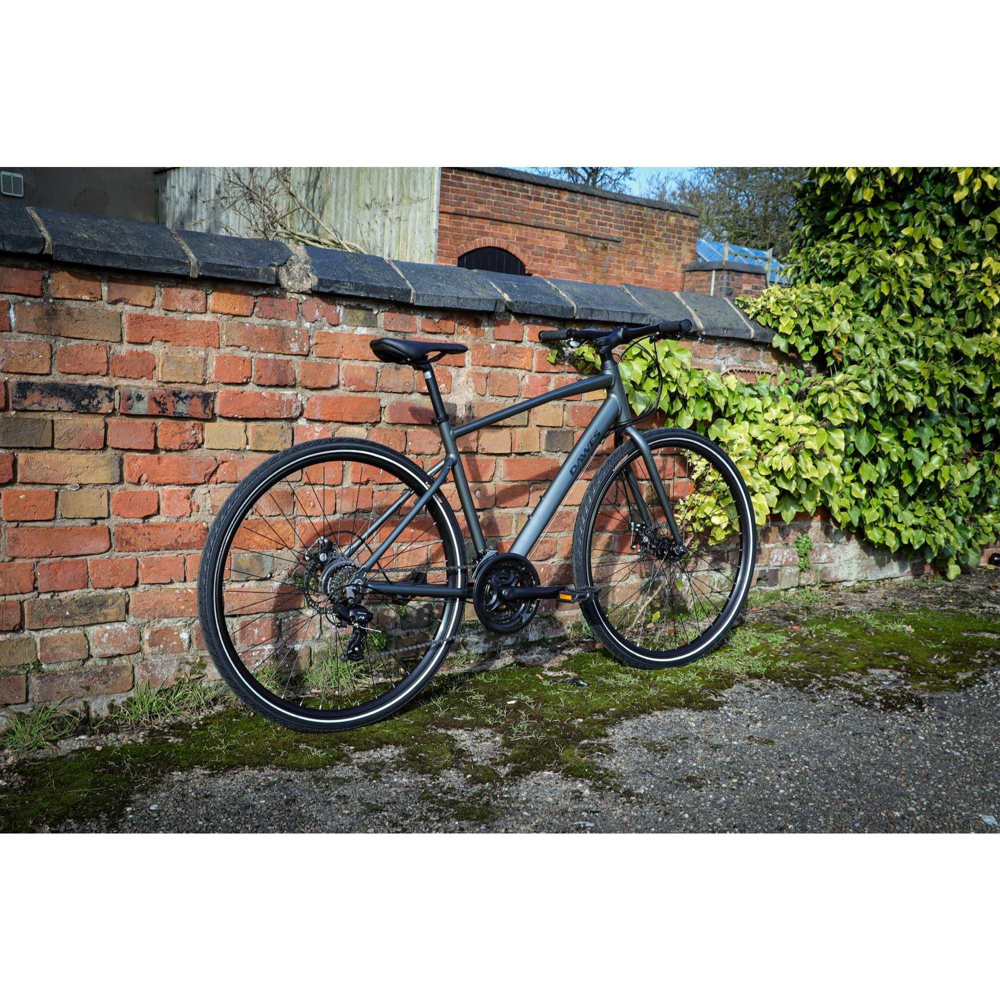 Grey - Dawes - Dawes Discovery 1.0 Hybrid Bike - 4