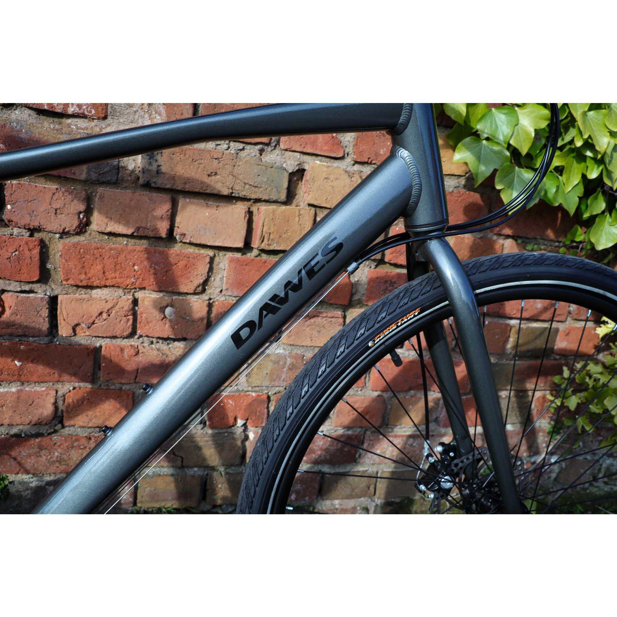 Grey - Dawes - Dawes Discovery 1.0 Hybrid Bike - 6