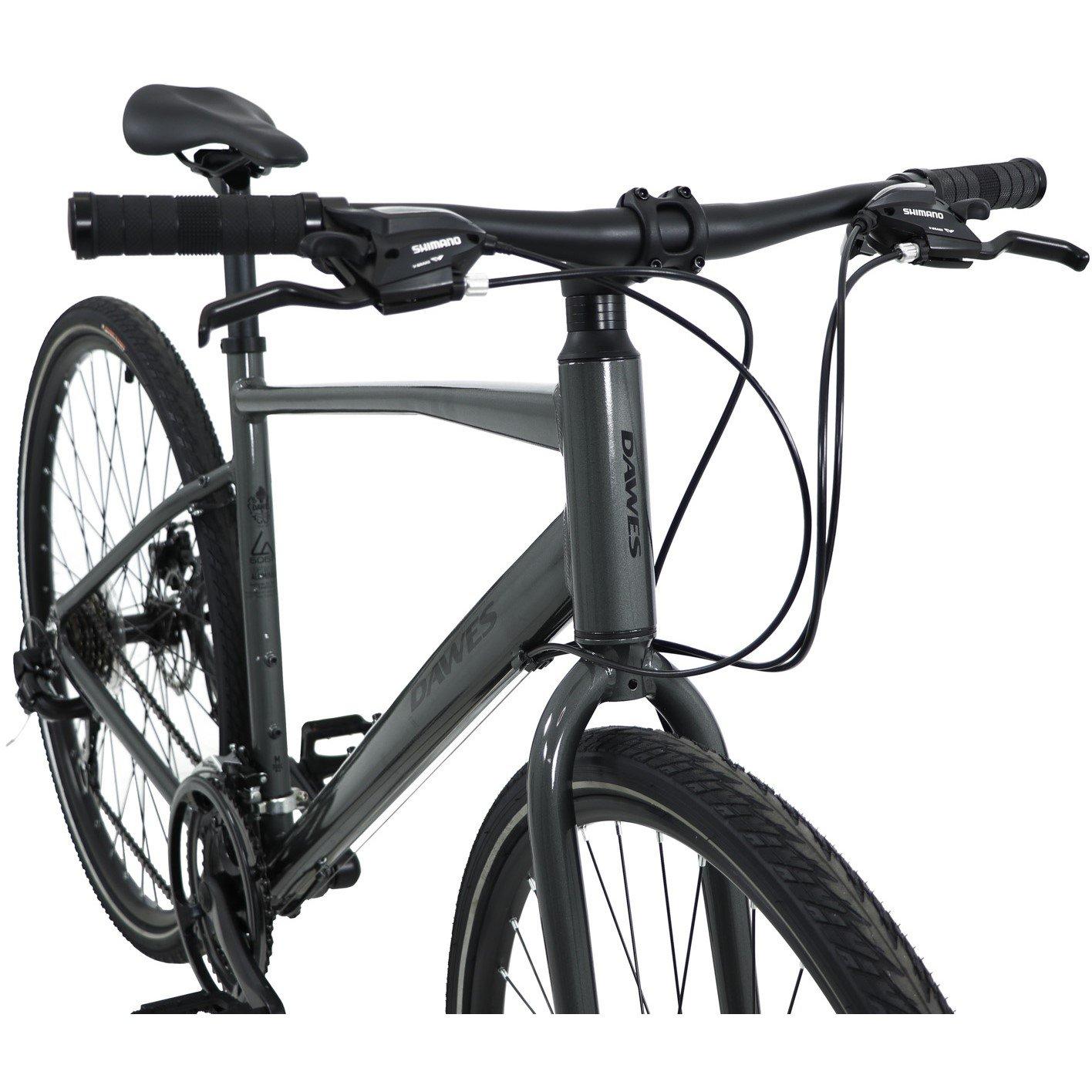 Grey - Dawes - Dawes Discovery 1.0 Hybrid Bike - 9