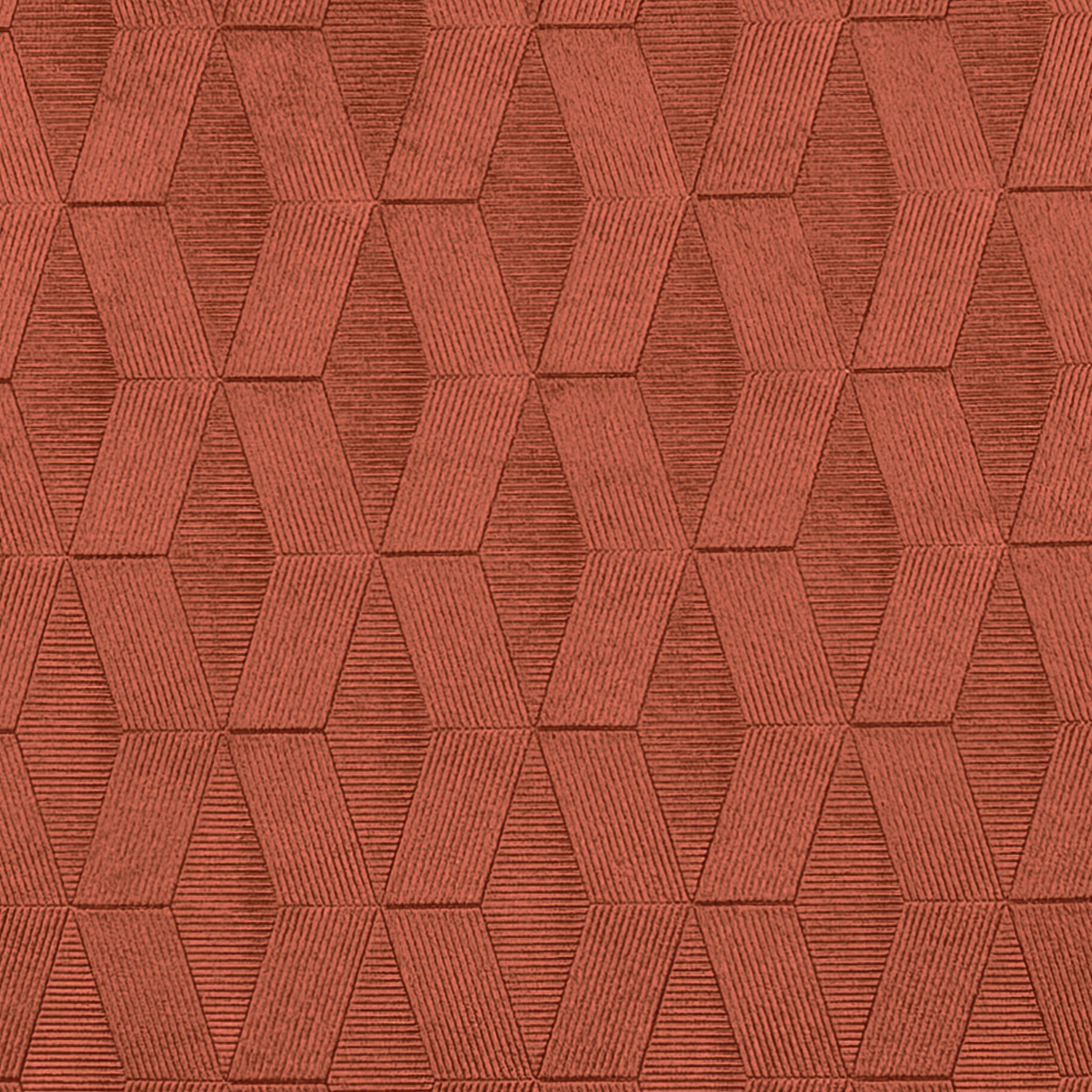 Orange - Enhanced Living - Tokyo Orange Room Darkening Velvet Eyelet Curtains - 4