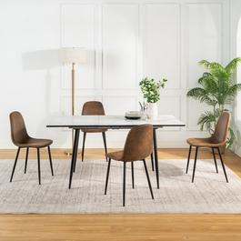 Urban Meuble Industrial Dining Set Extension Table 1+4