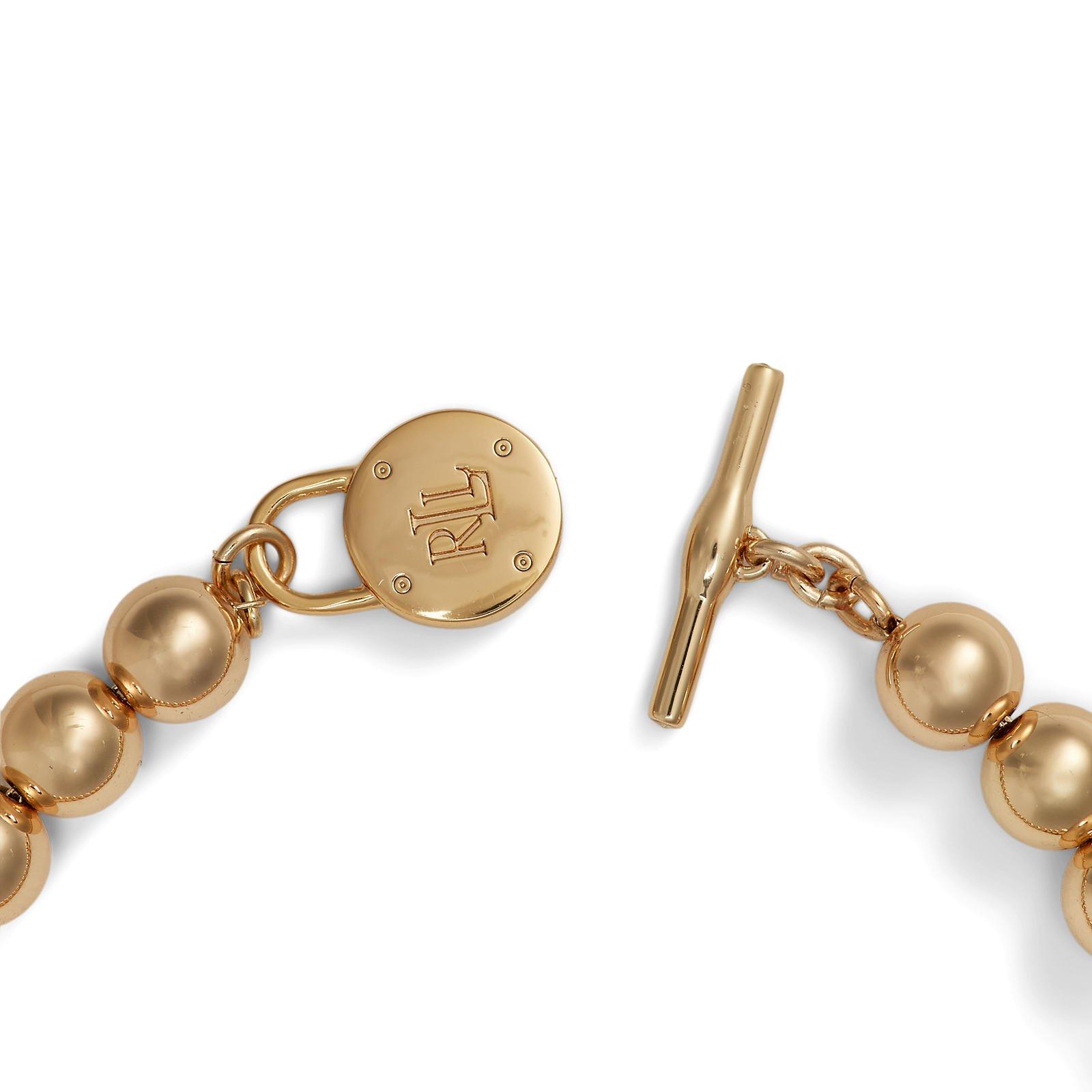 Gold - Ralph Lauren - Lauren Ralph Lauren Gold Toggle Padlock Bracelet - 2