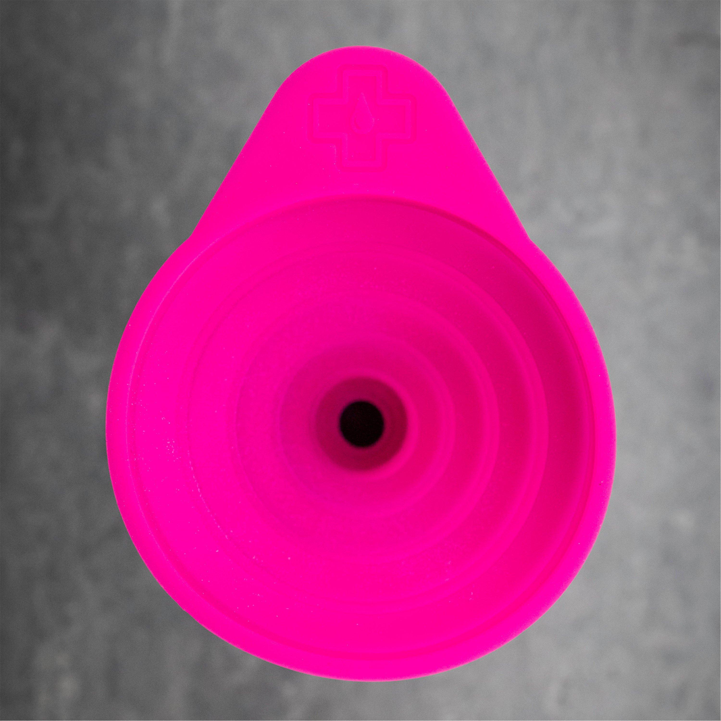 Pink - Muc-Off - Collapsible Silicone Funnel - 3