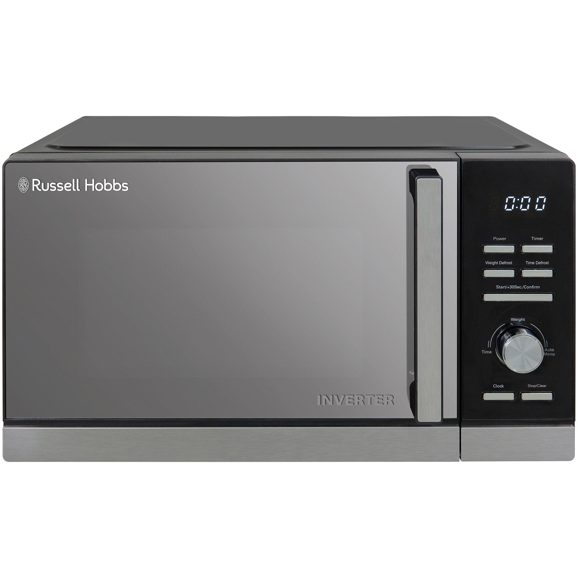 Black - Russell Hobbs - RHMI2503B 25L Digital Inverter Microwave in Black - 1
