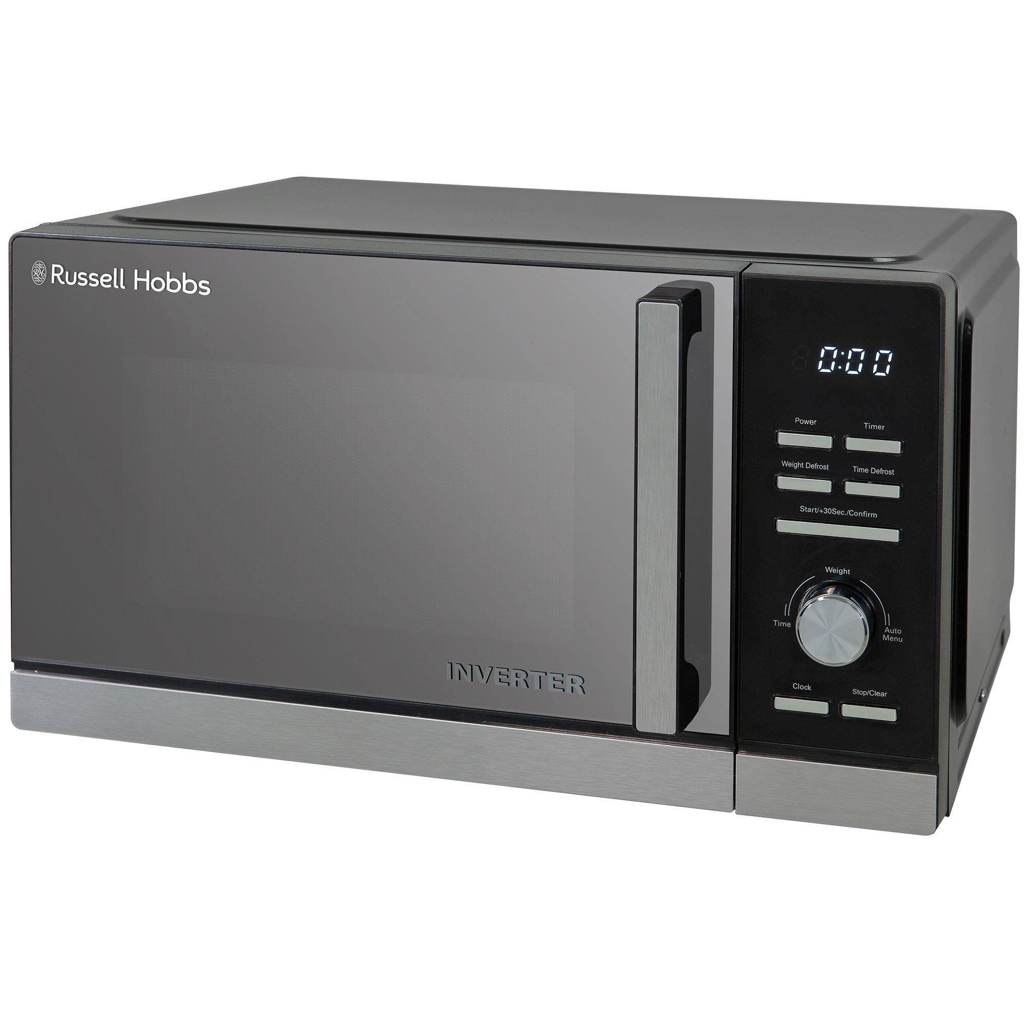 Black - Russell Hobbs - RHMI2503B 25L Digital Inverter Microwave in Black - 8