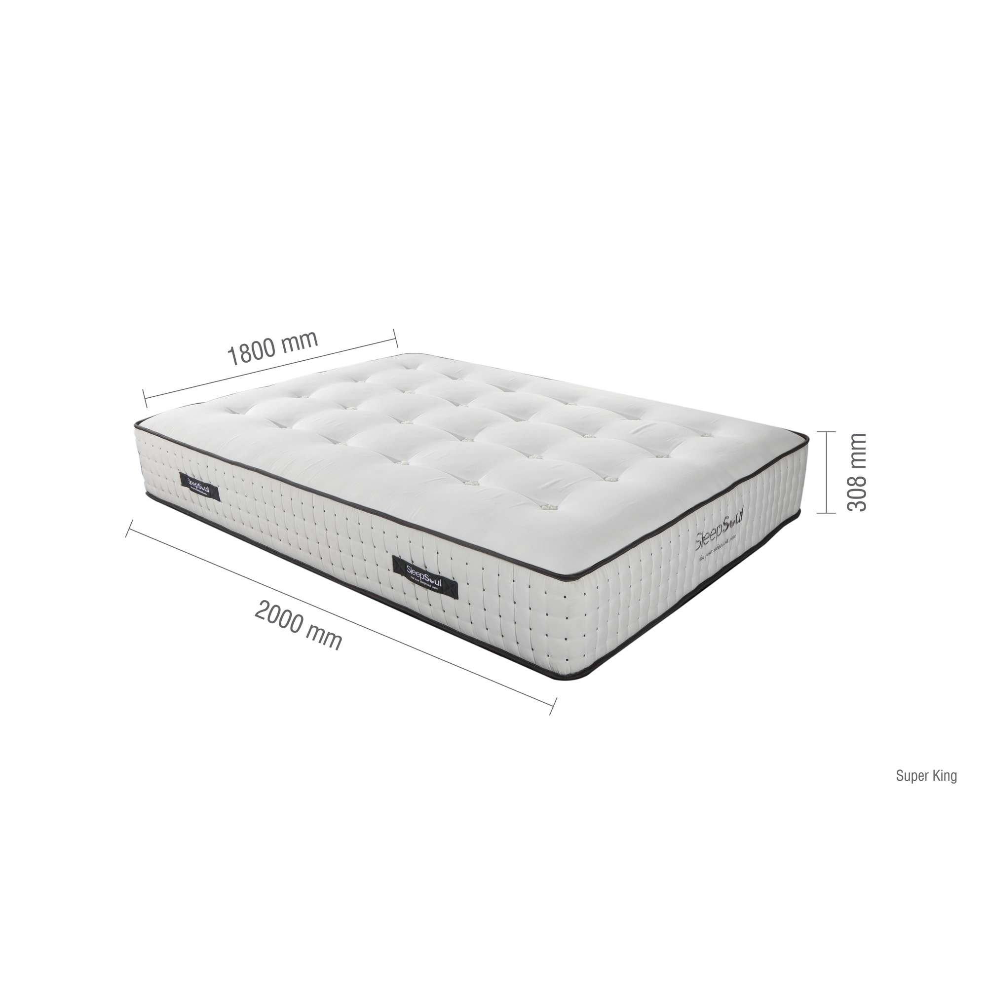 White - SleepSoul - Harmony Mattress - 12