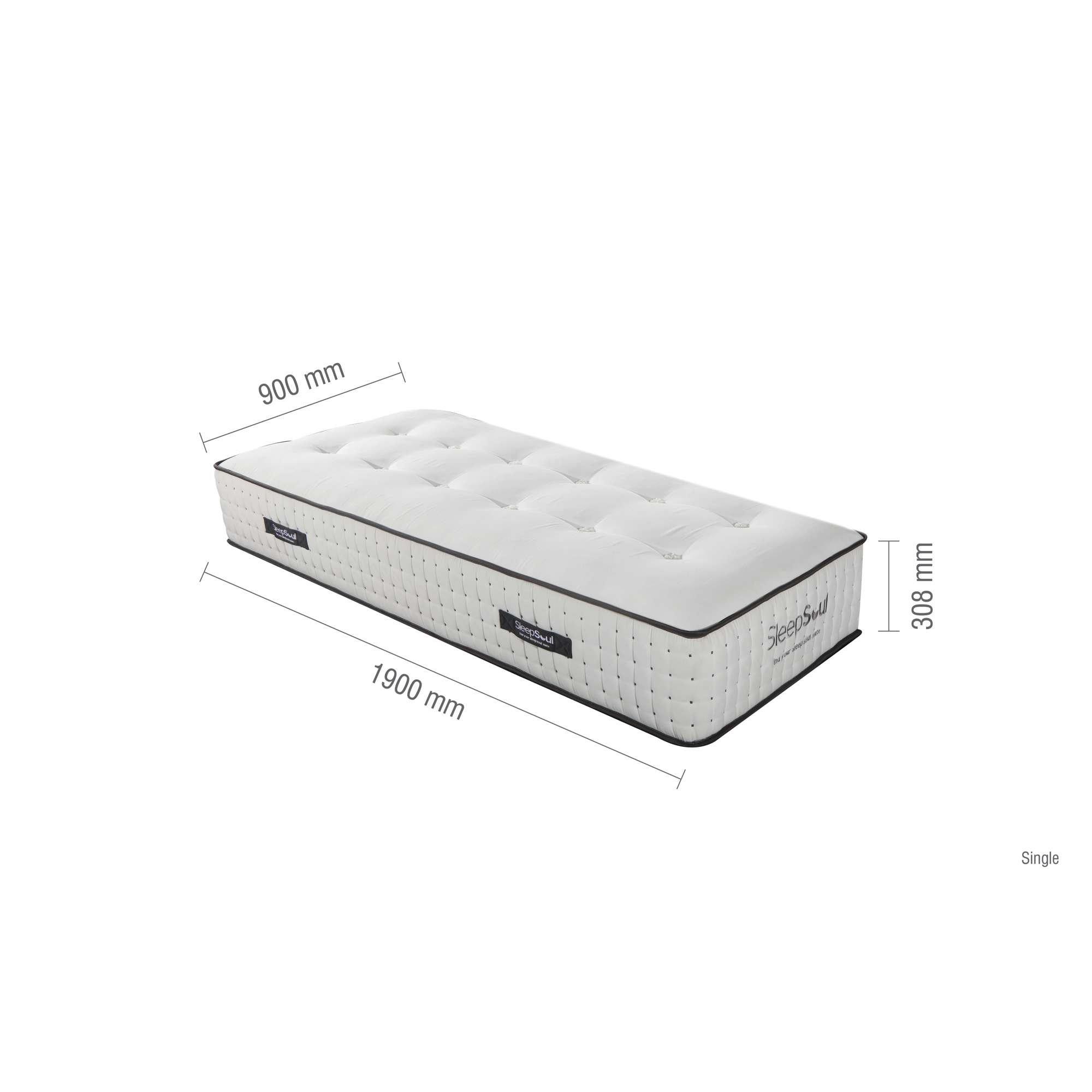 White - SleepSoul - Harmony Mattress - 8