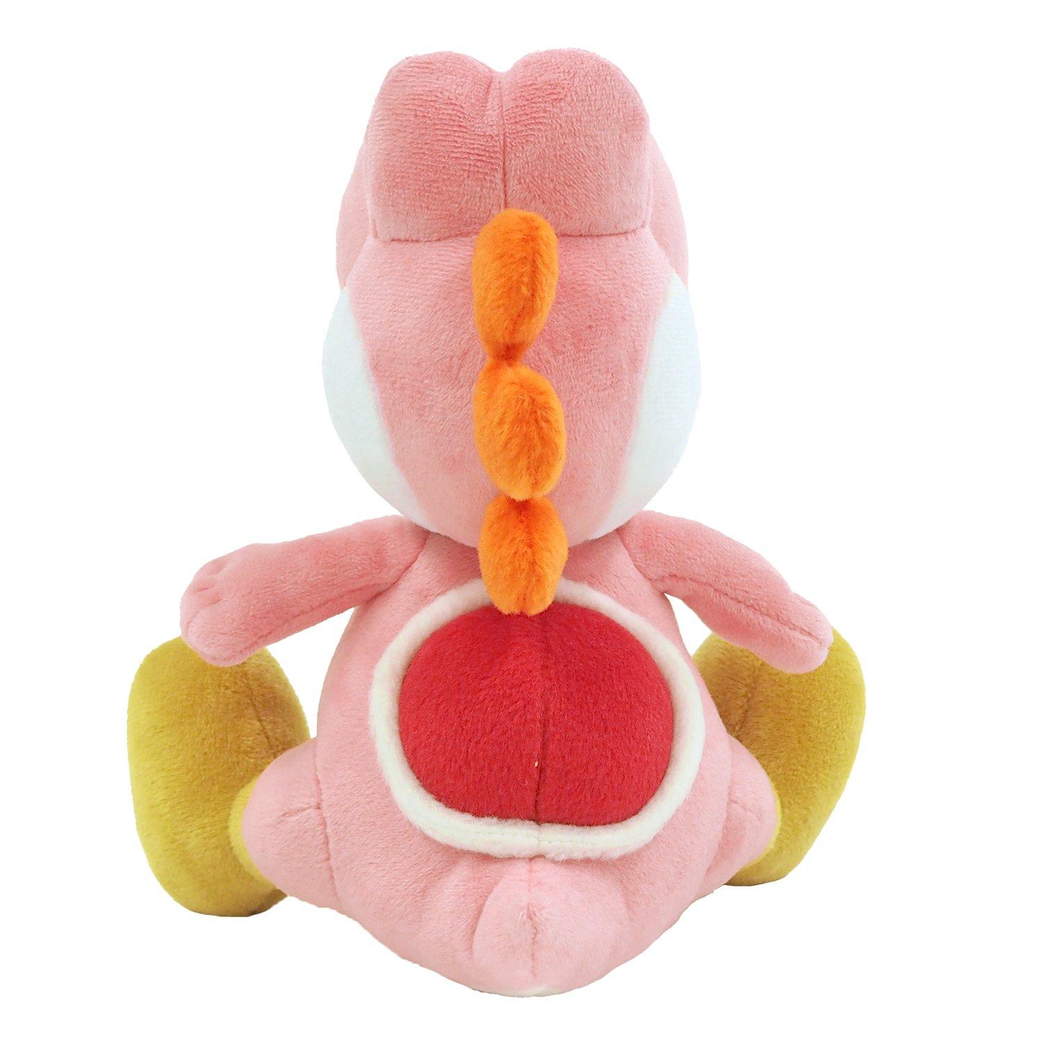 Pink - Super Mario - San-Ei Official Green Yoshi Plush Small - 3