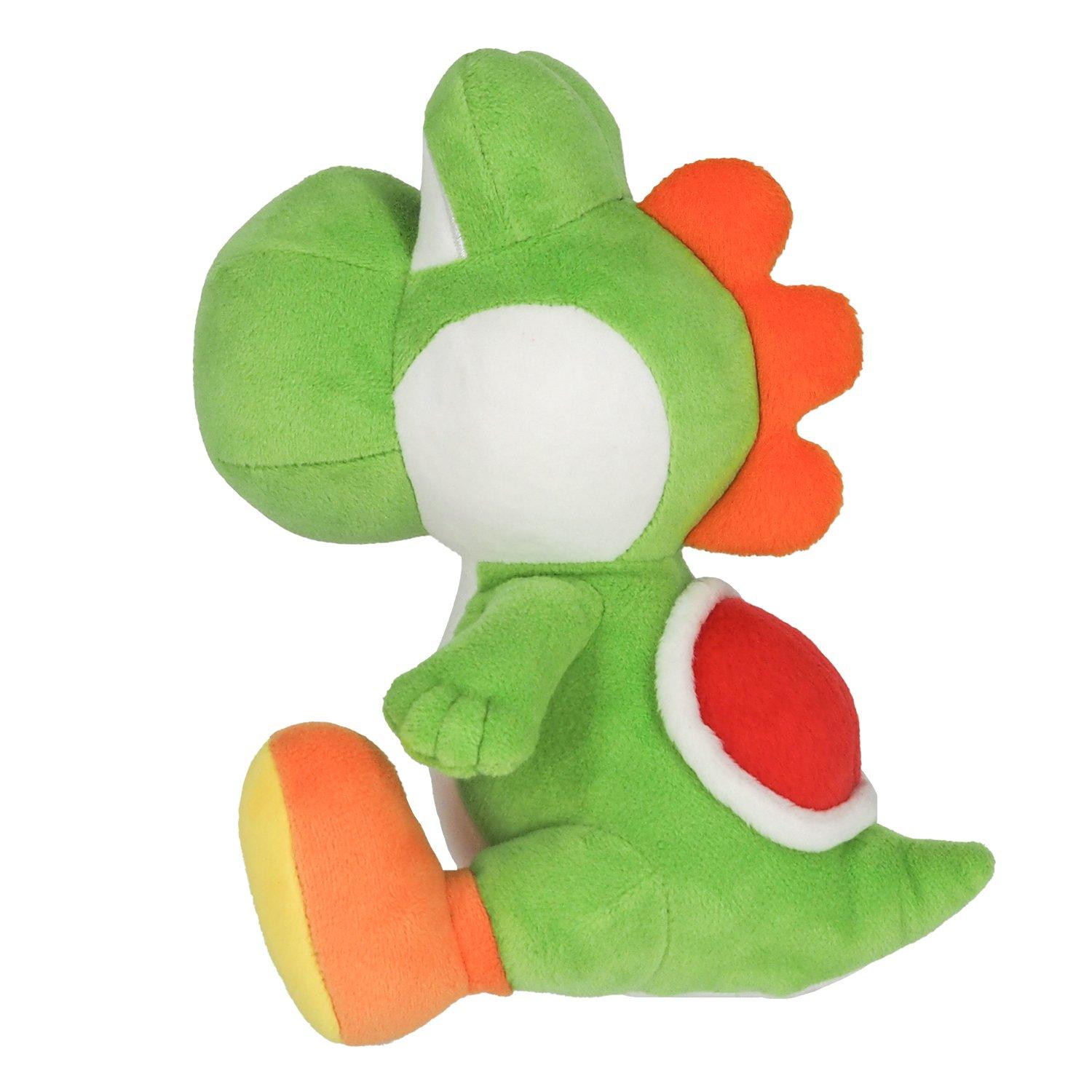 San-ei - Super Mario - Official Green Yoshi Plush Small - 3