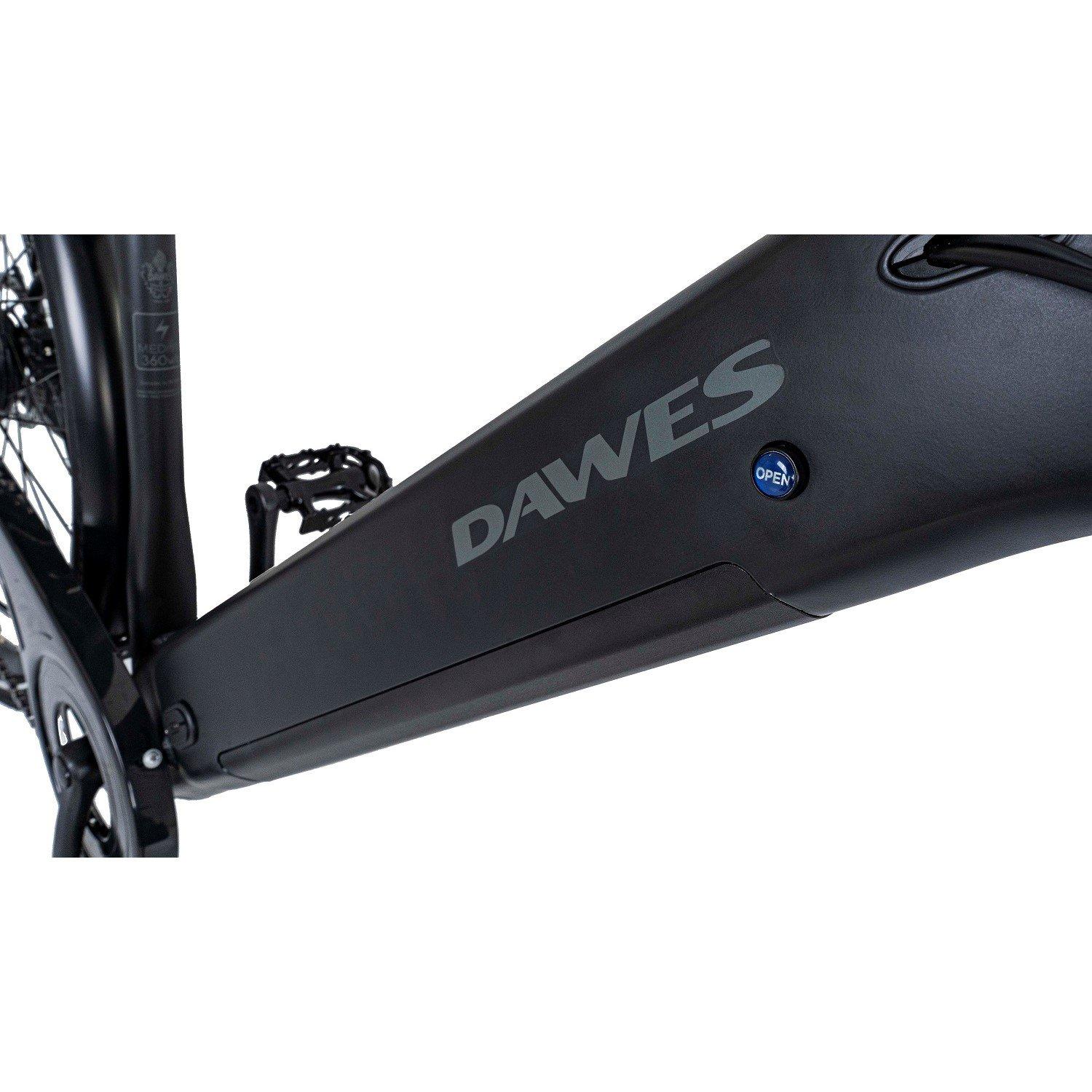 Black - Dawes - Dawes Spire Crossbar 1.0 Electric Hybrid Bike - 4