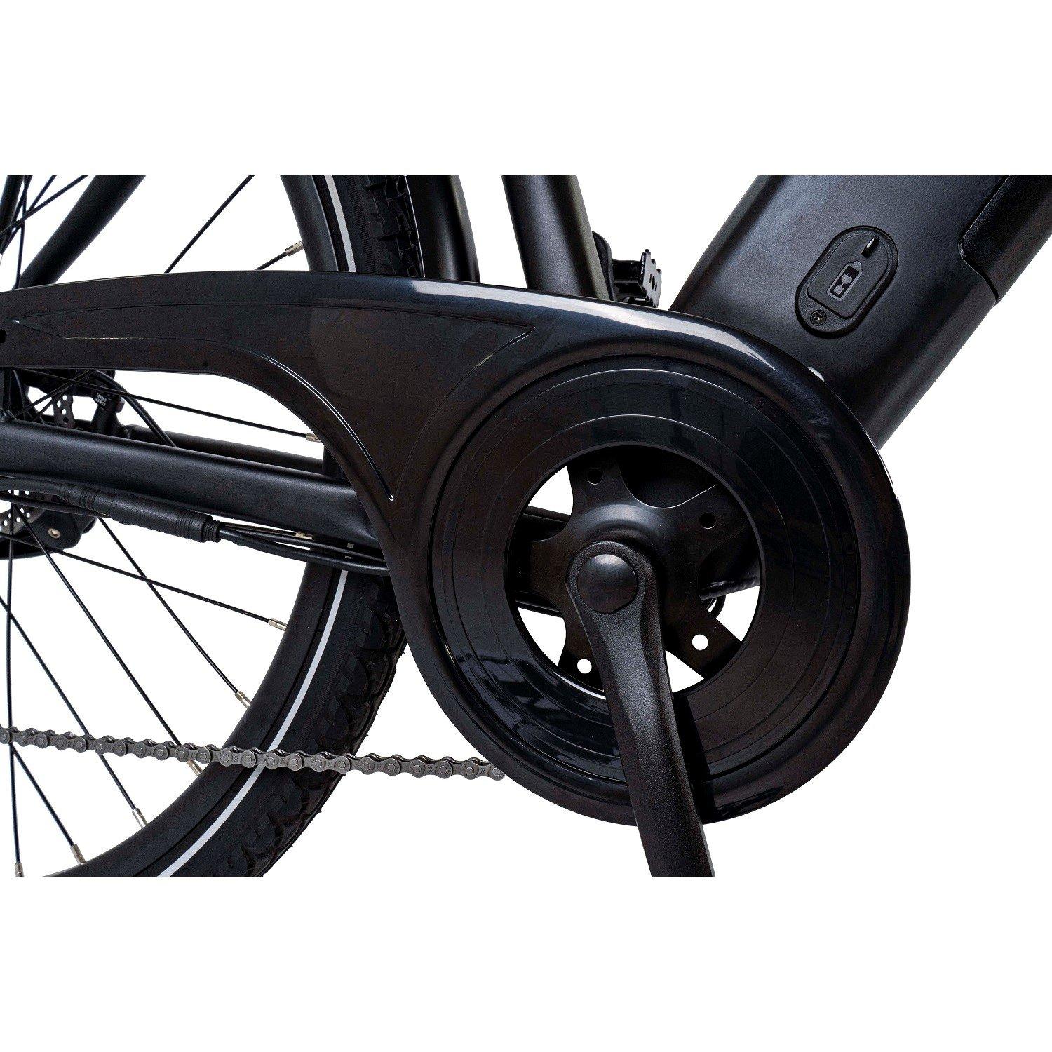 Black - Dawes - Dawes Spire Crossbar 1.0 Electric Hybrid Bike - 5