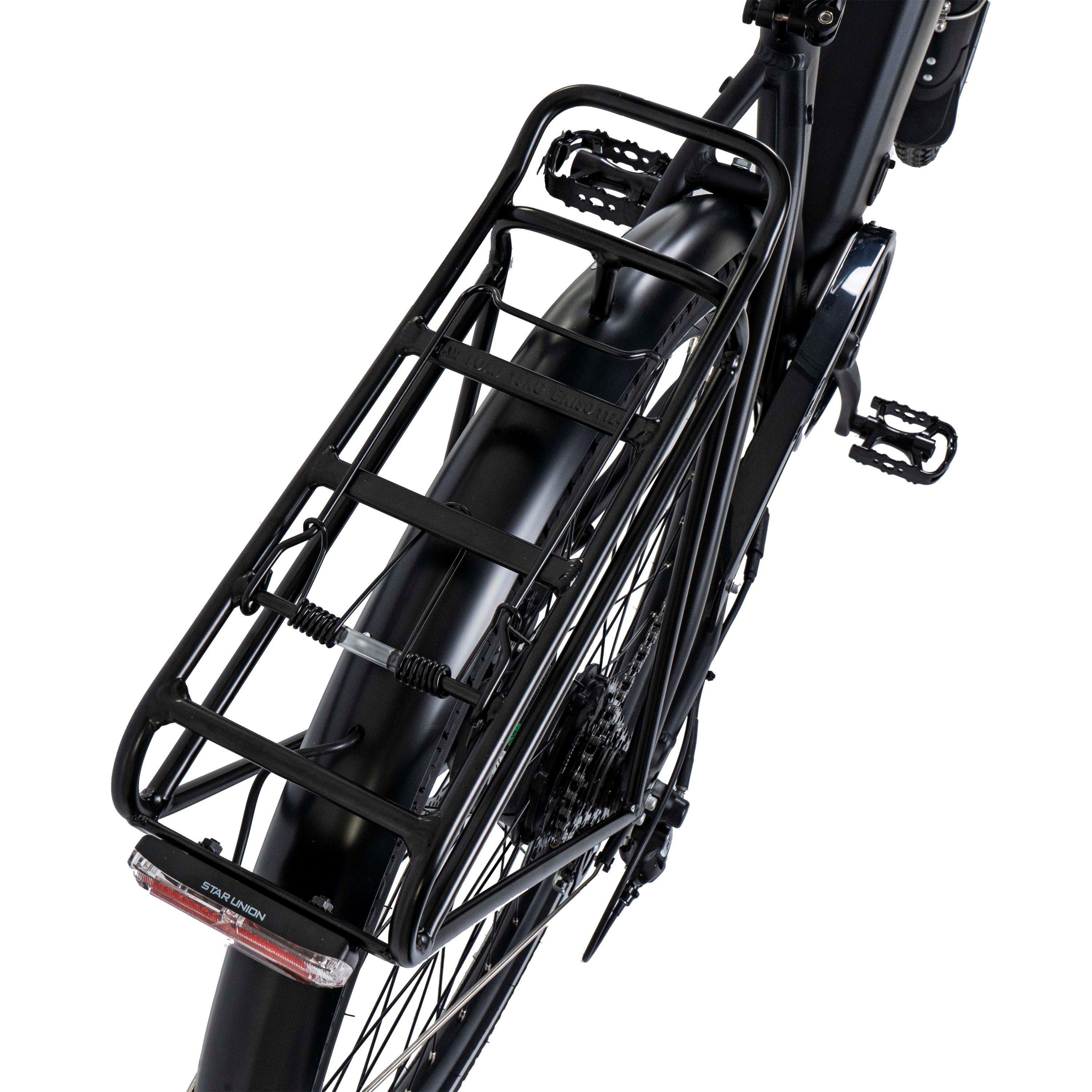 Black - Dawes - Dawes Spire Crossbar 1.0 Electric Hybrid Bike - 7