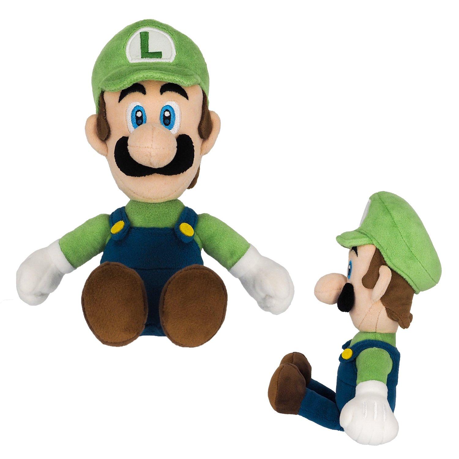 San-ei - Super Mario - Official Luigi Plush Small - 2