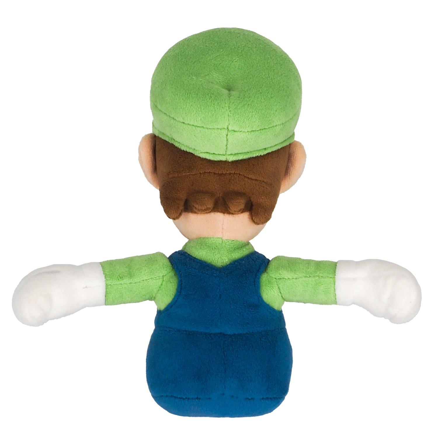 San-ei - Super Mario - Official Luigi Plush Small - 4