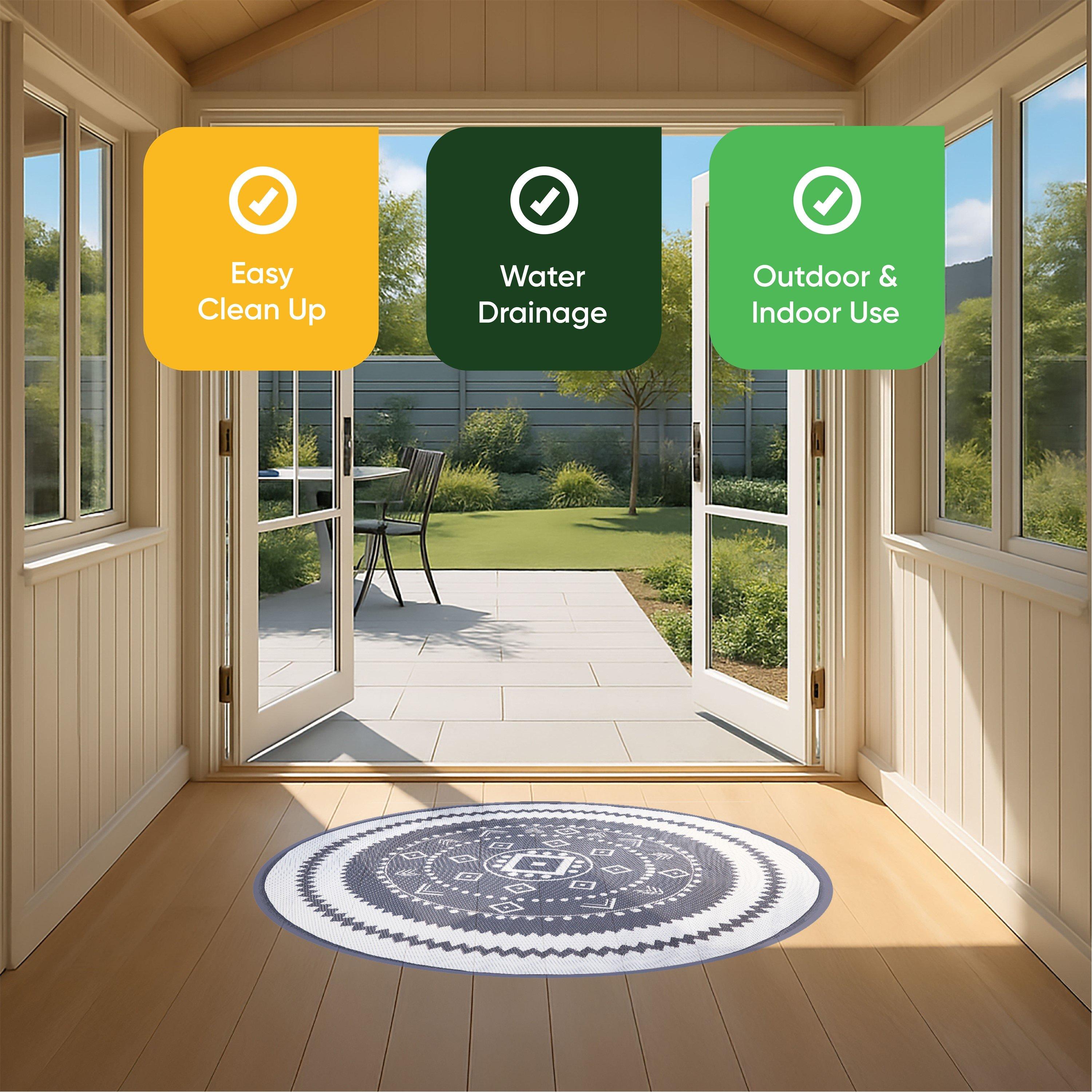 Vanguard - Streetwize - Round Outdoor Rugs - 4