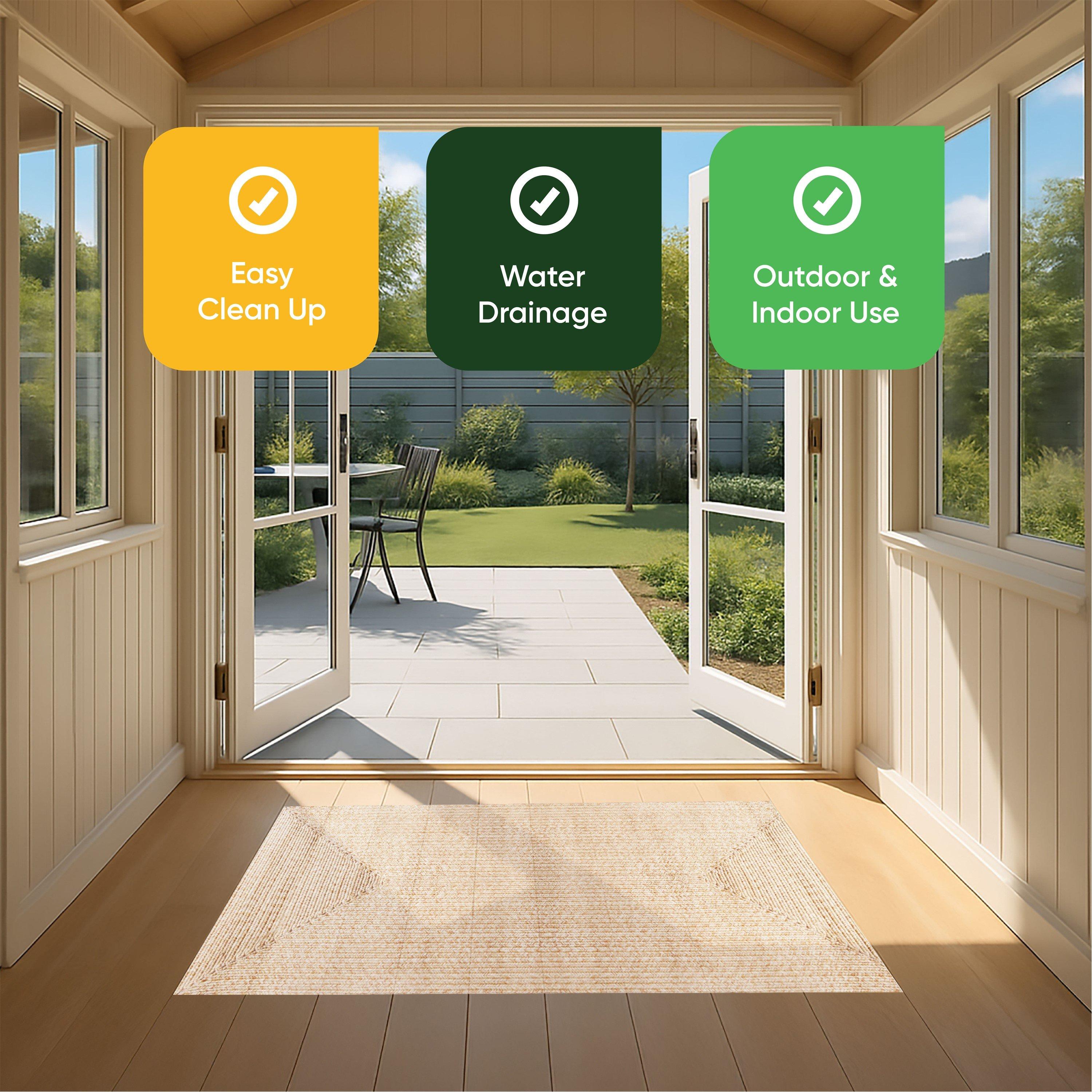 Beige - Streetwize - Jute Outdoor Rugs - 4