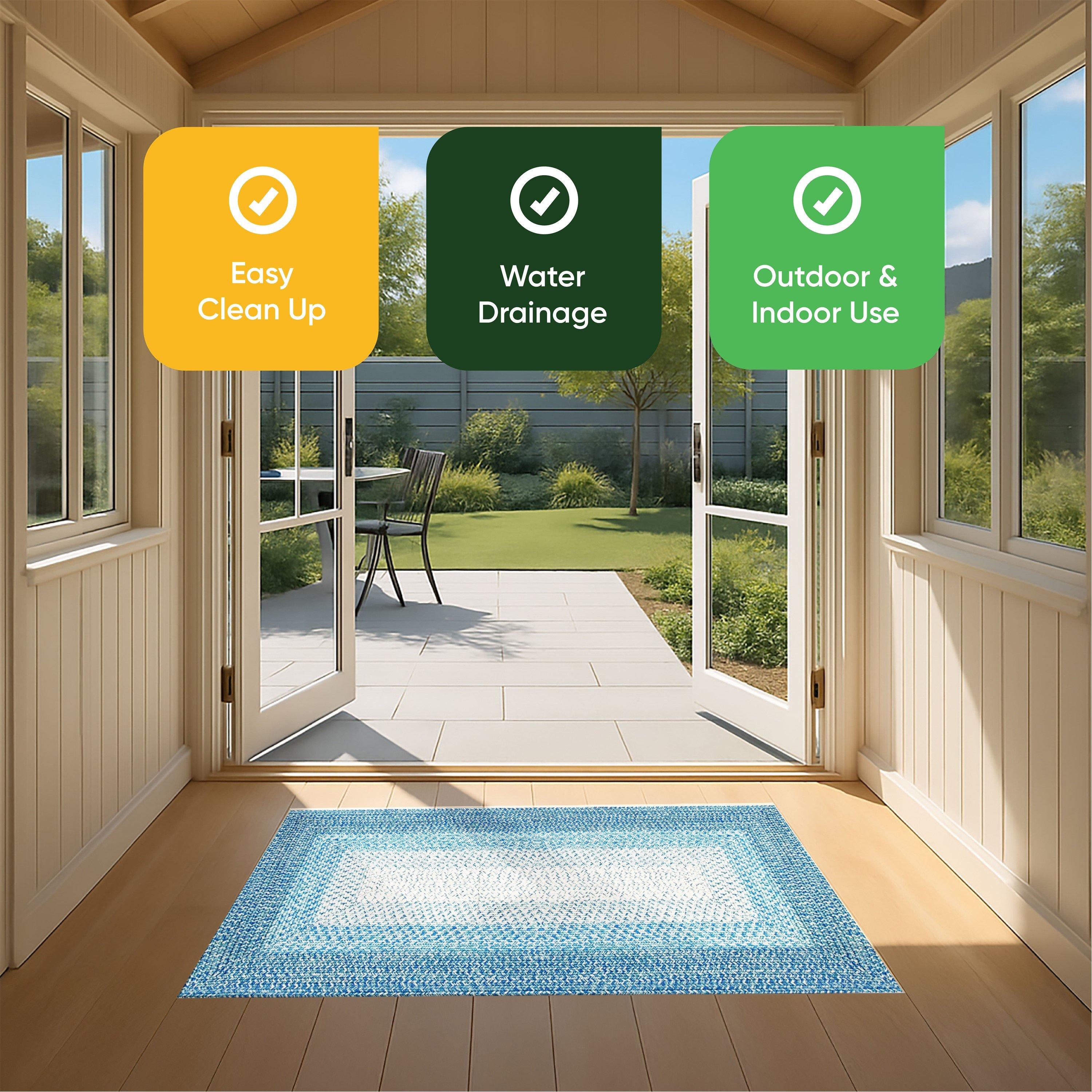 Azul Oceano - Streetwize - Jute Outdoor Rugs - 4