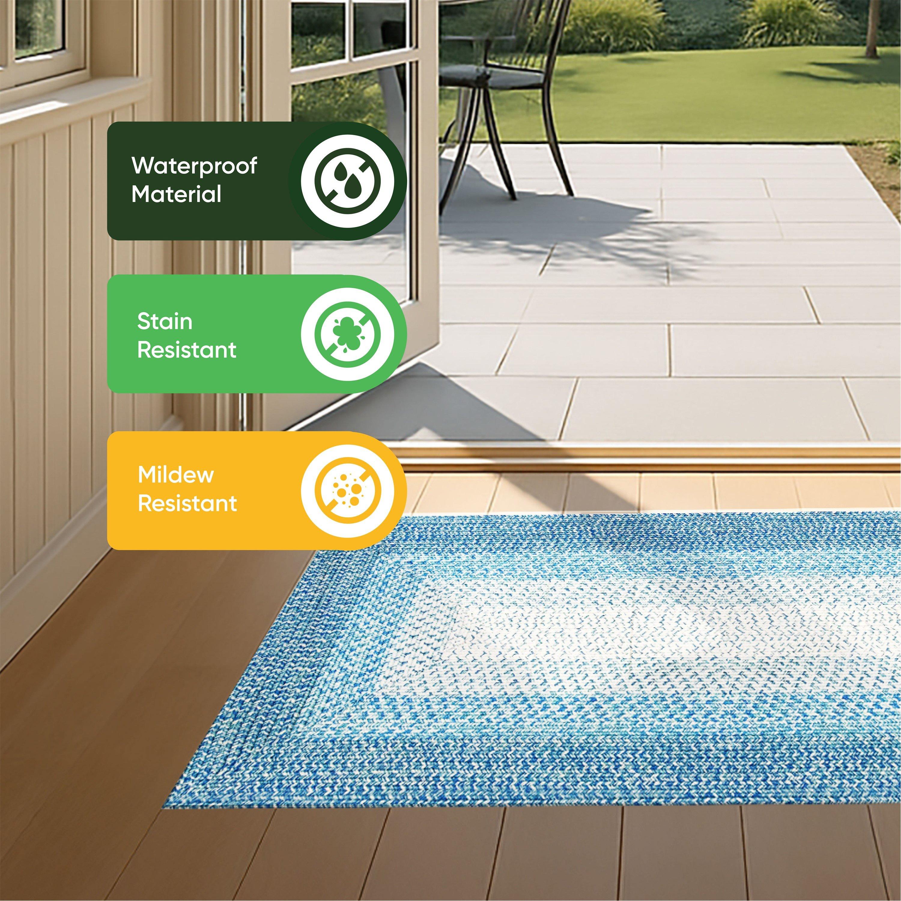 Azul Oceano - Streetwize - Jute Outdoor Rugs - 6