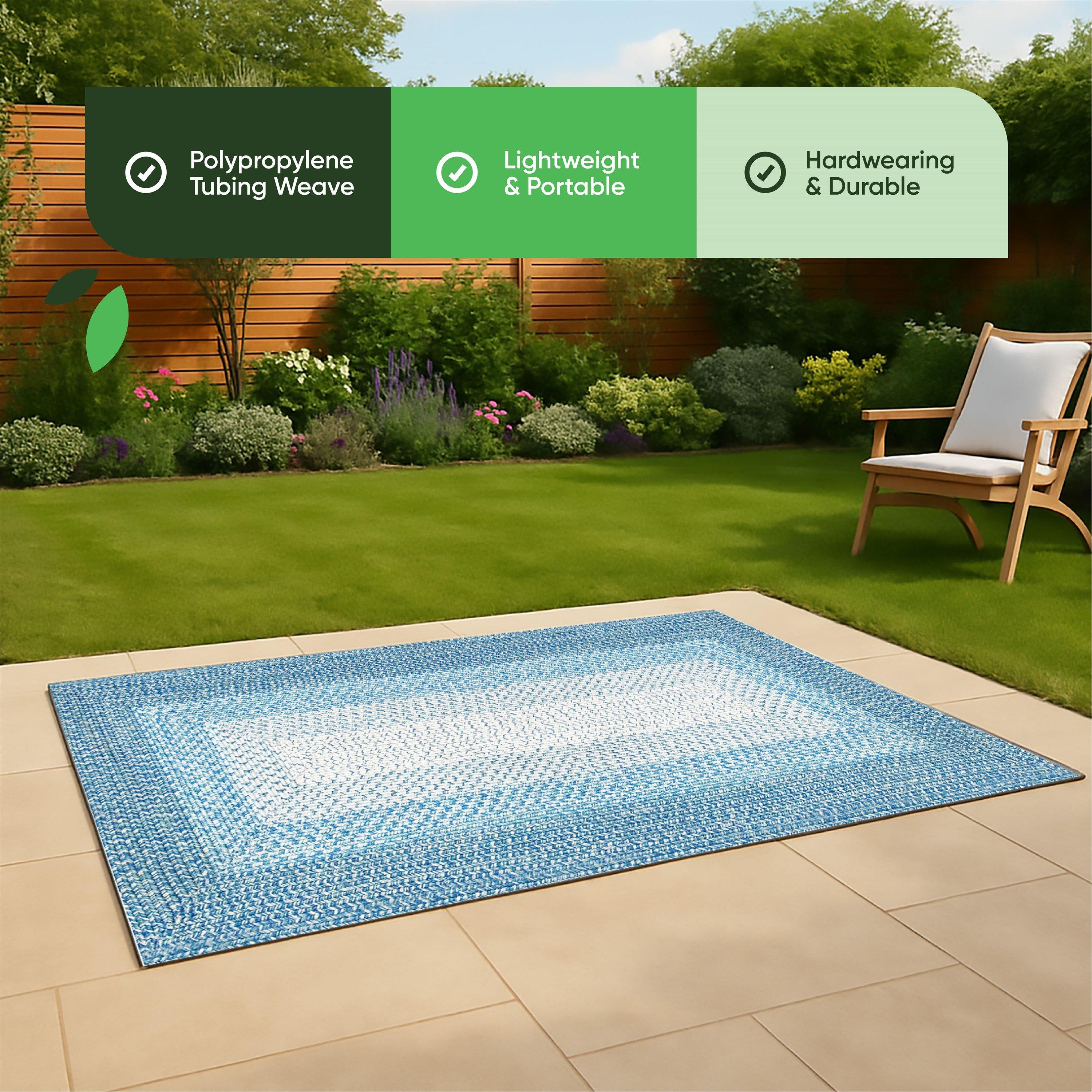 Azul Oceano - Streetwize - Jute Outdoor Rugs - 7