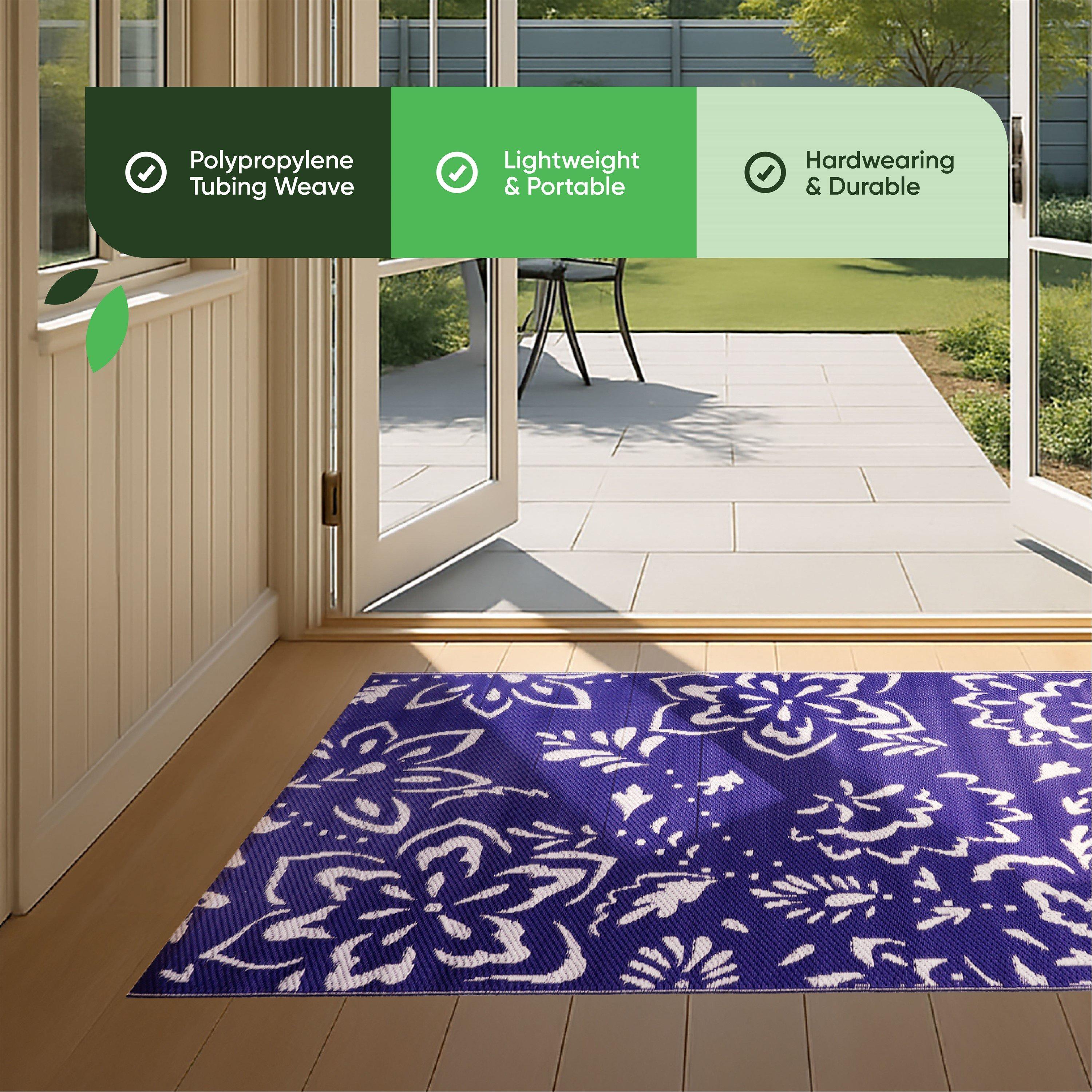 Floral - Streetwize - Hampton Outdoor Rugs - 7