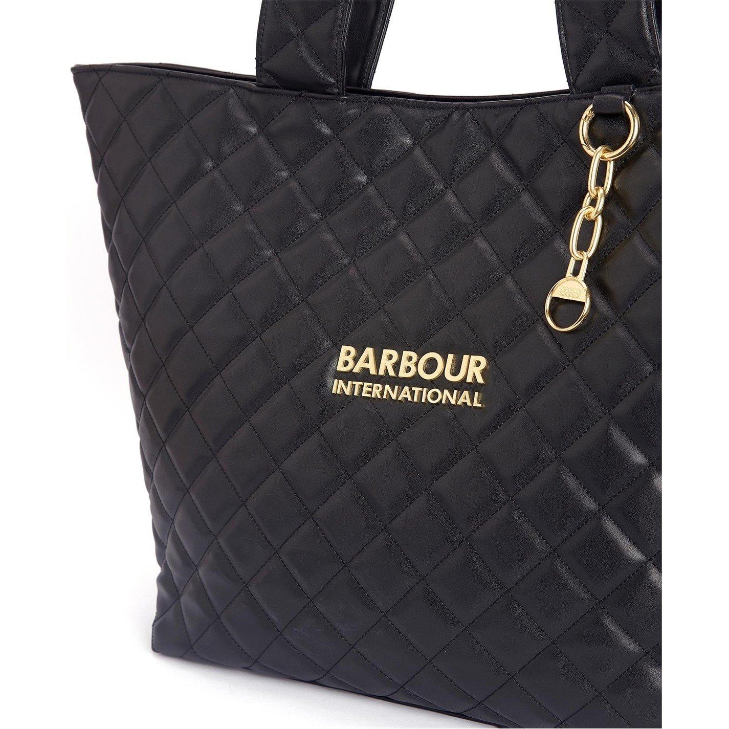 Black - Barbour International - Battersea Tote Bag - 4