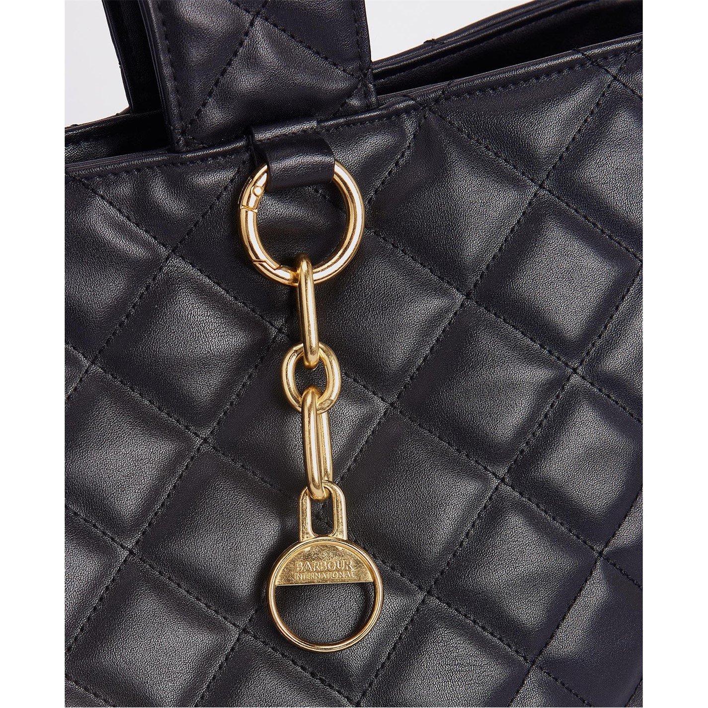 Black - Barbour International - Battersea Tote Bag - 7
