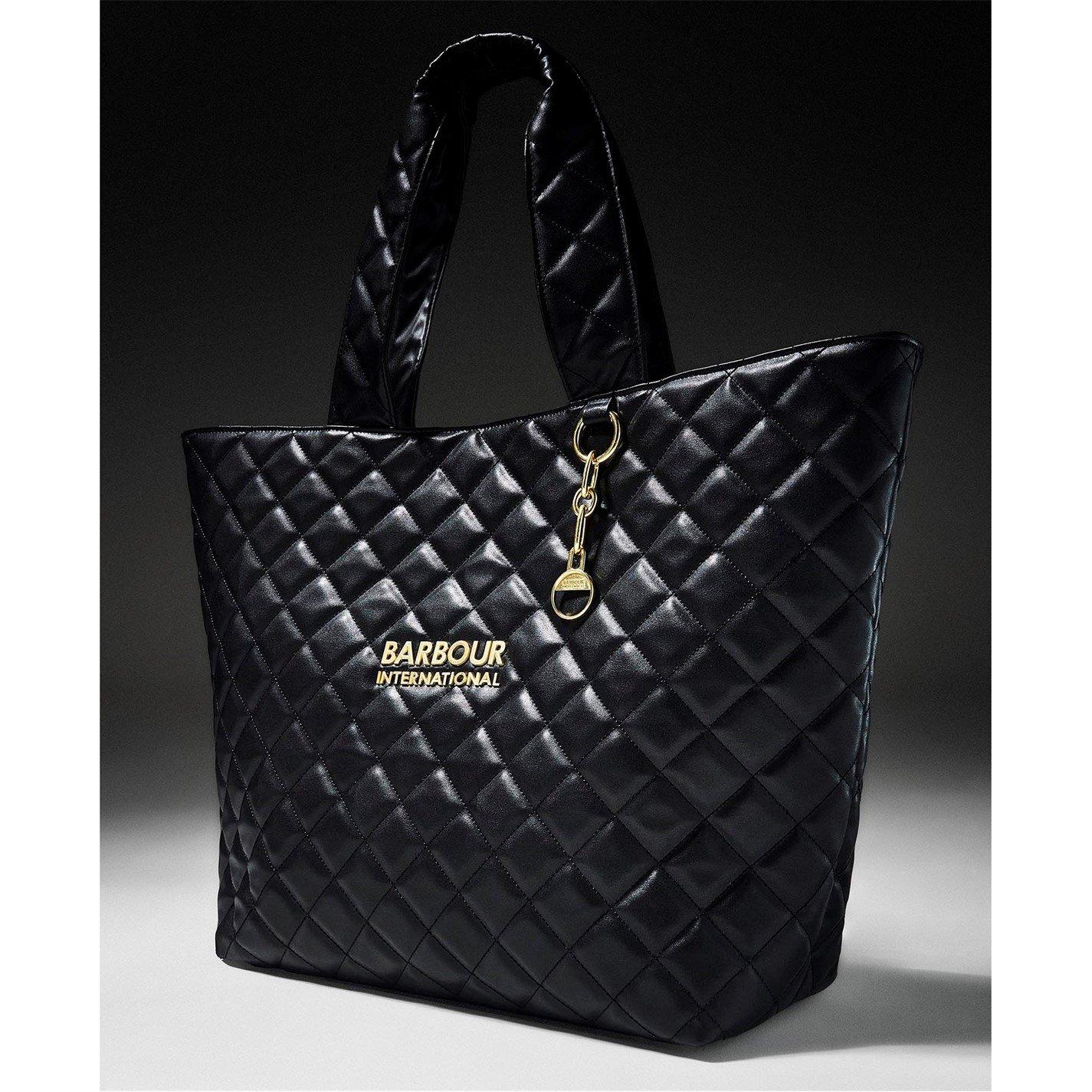 Black - Barbour International - Battersea Tote Bag - 9