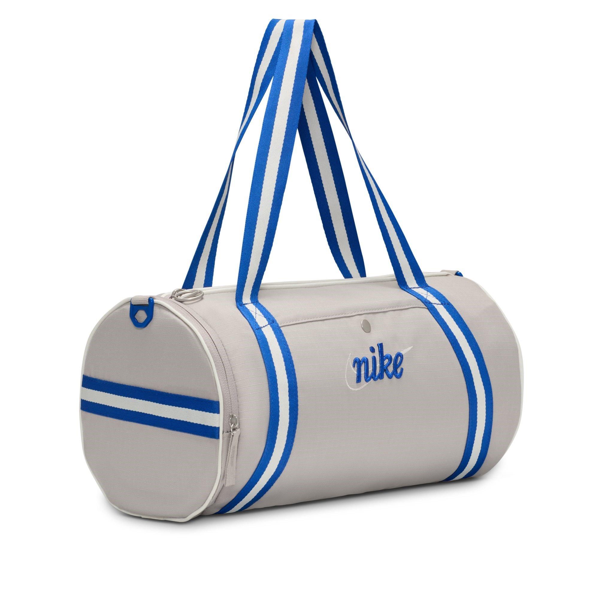 Grey/Sail/Royal - Nike - Nike Heritage Retro Duffel Bag - 3
