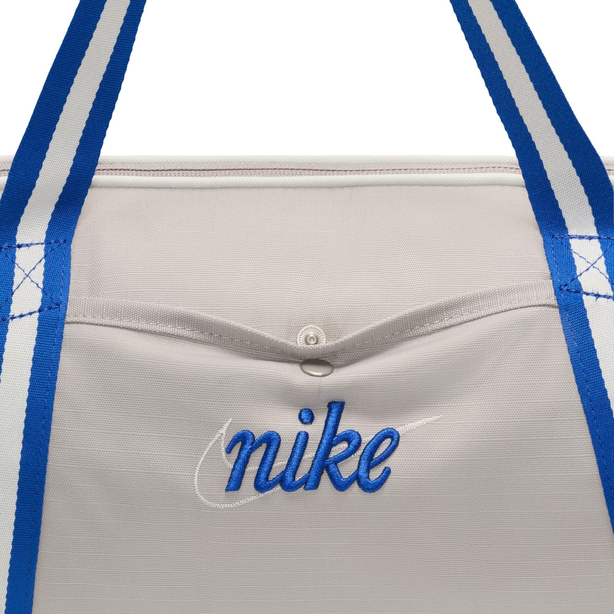 Grey/Sail/Royal - Nike - Nike Heritage Retro Duffel Bag - 6